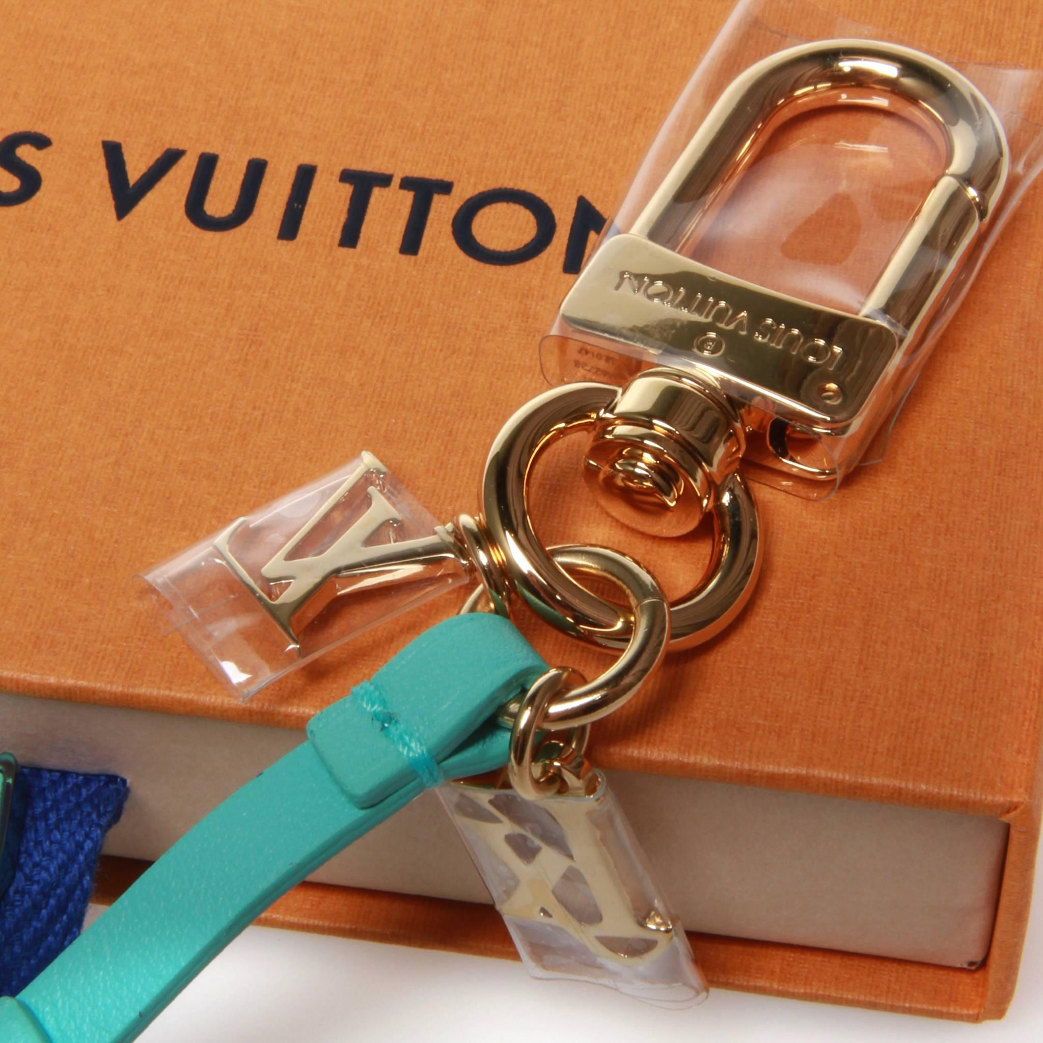 Orange Louis Vuitton x Jeff Koons Bag Charm 