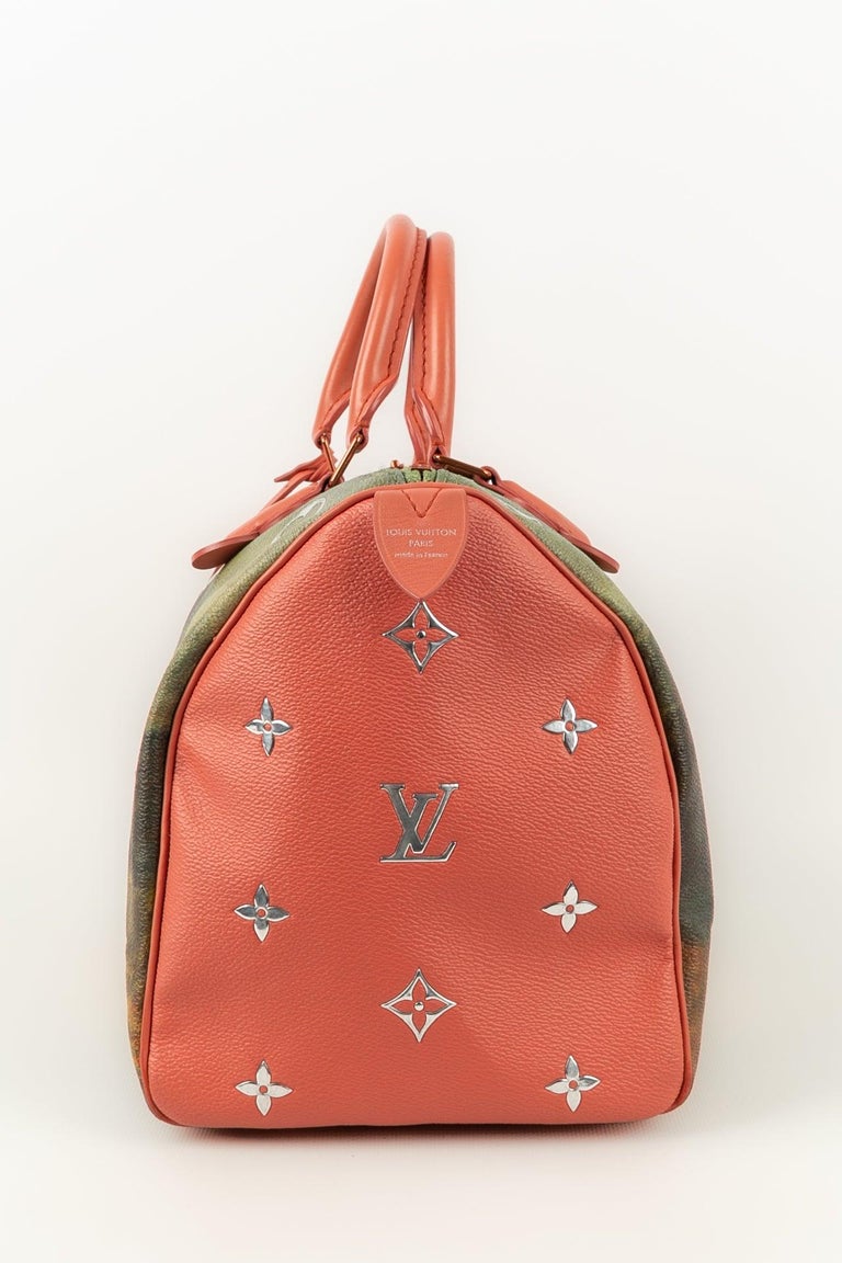Louis Vuitton 2017 Pre-owned Jeff Koons Mona Lisa Backpack - Green