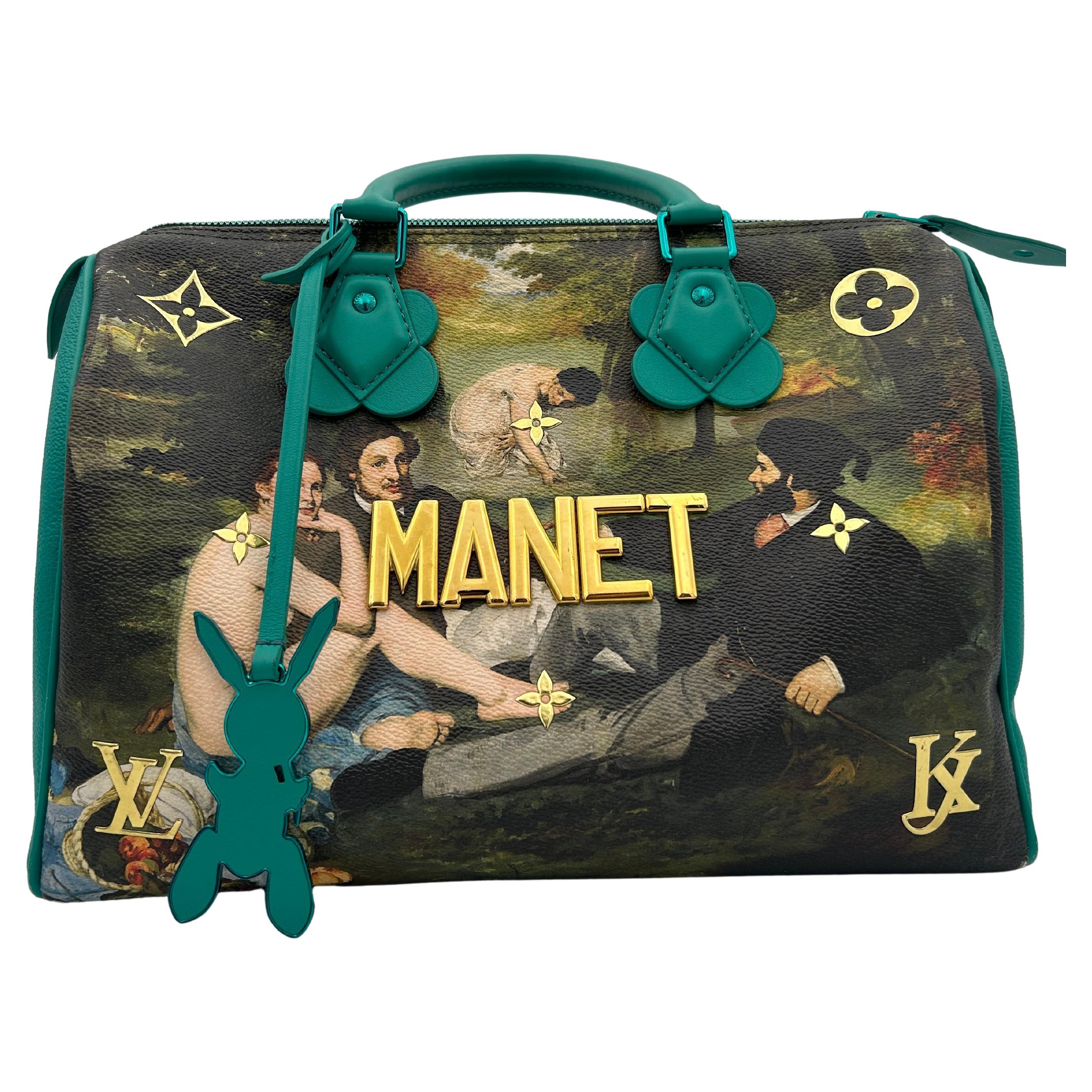 Louis Vuitton x Jeff Koons MANET Speedy 30 For Sale