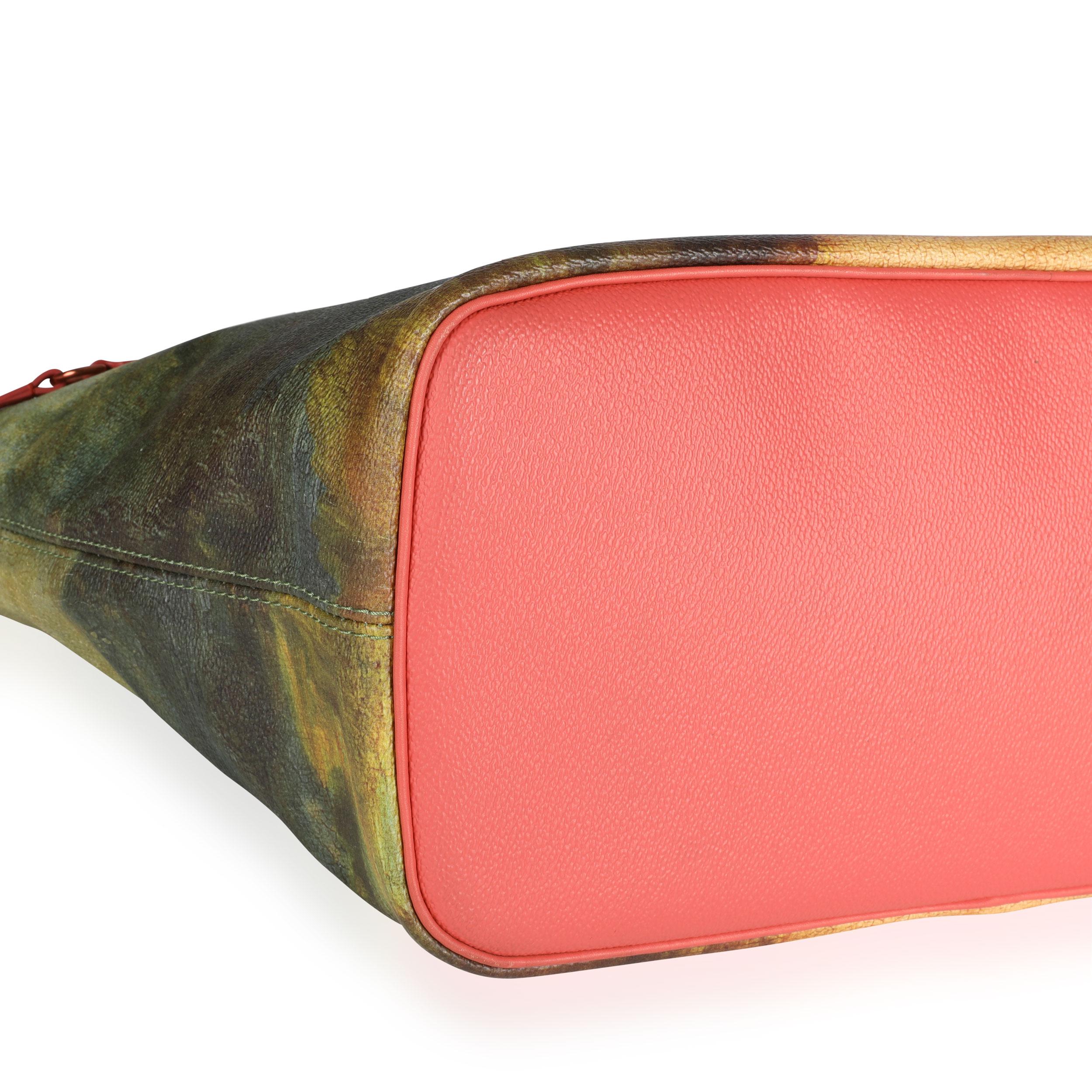 Louis Vuitton x Jeff Koons Masters Kollektion Mona Lisa Neverfull MM im Zustand „Gut“ in New York, NY