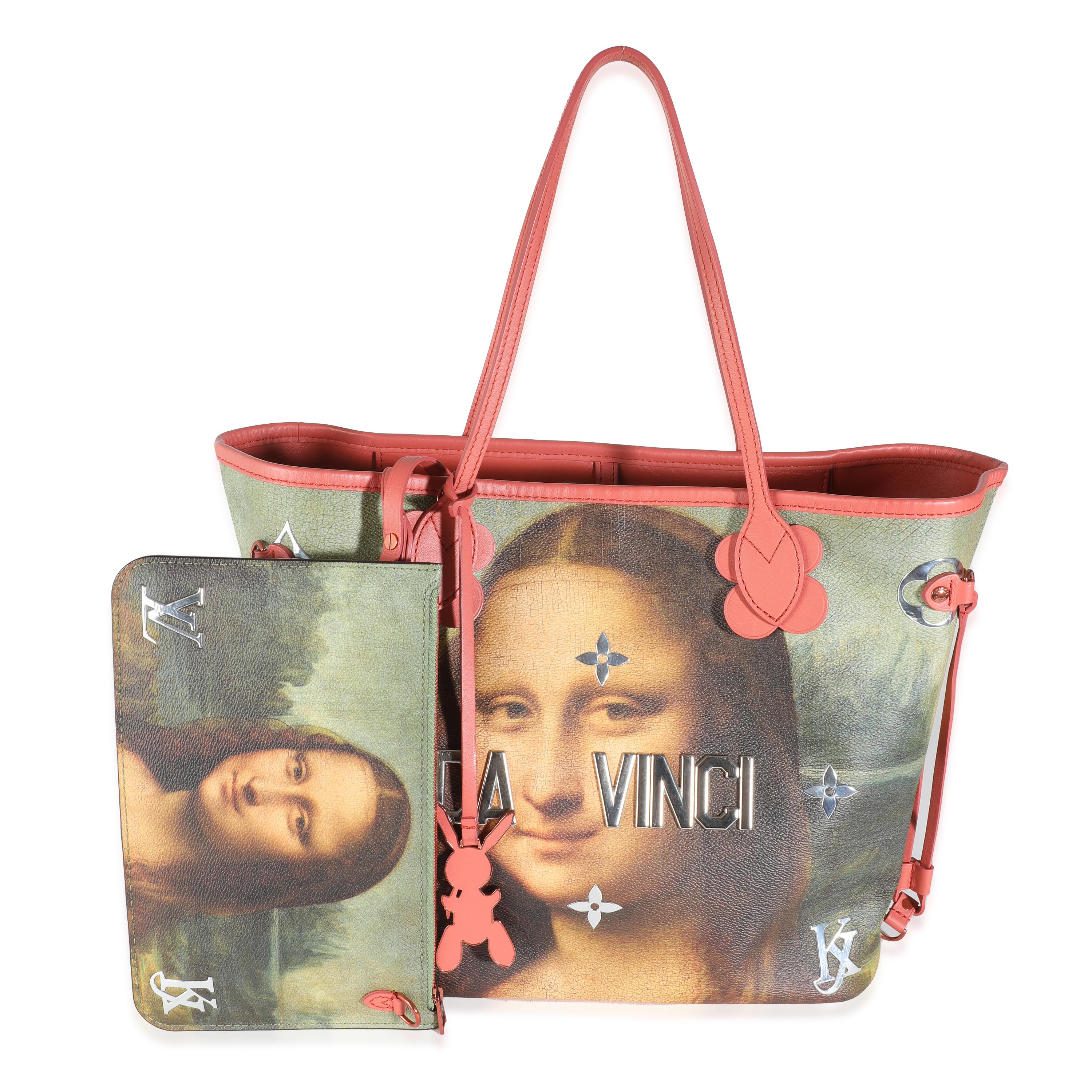 Louis Vuitton x Jeff Koons Masters Da Vinci Neverfull MM For Sale 3