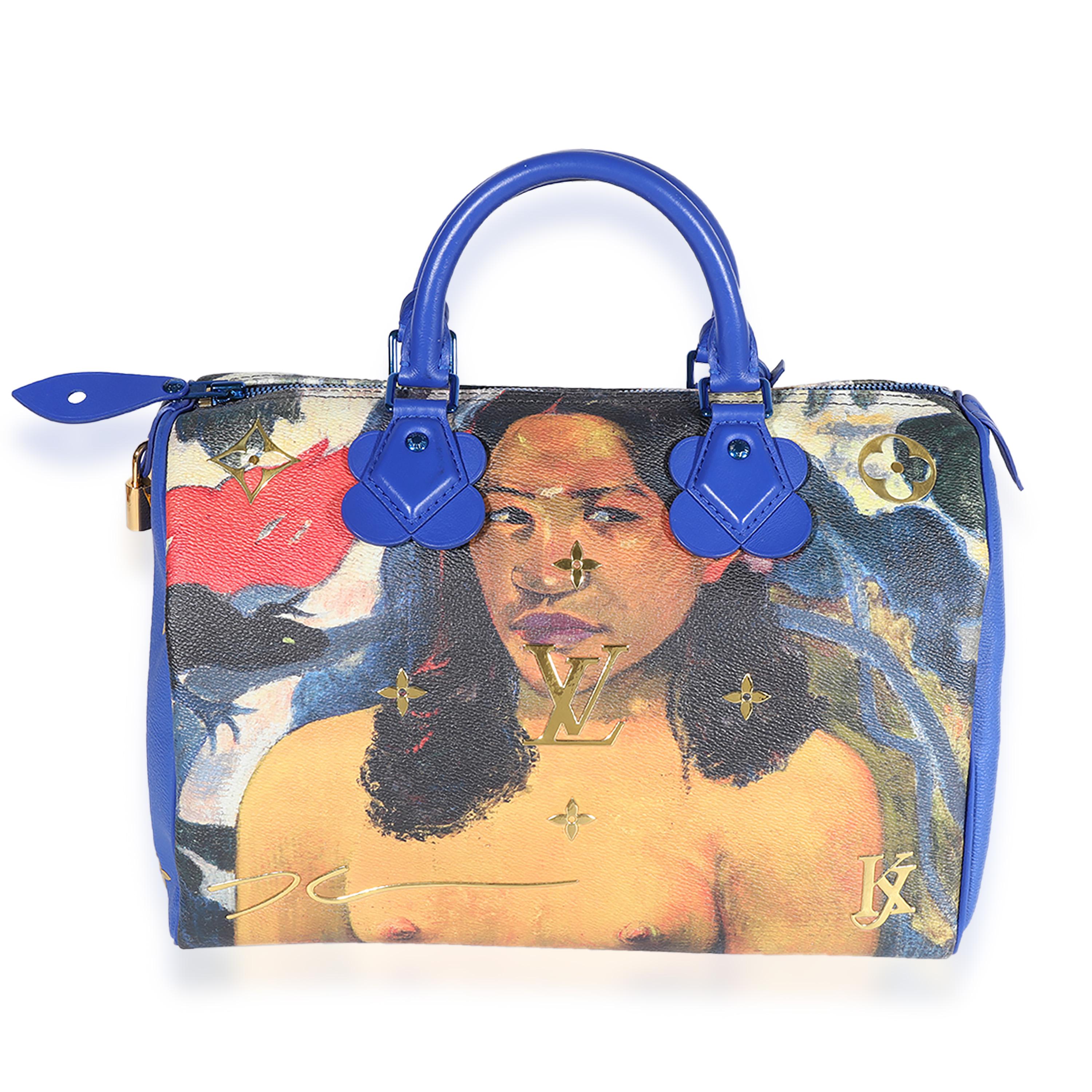 Louis Vuitton x Jeff Koons Masters Gauguin Speedy 30 For Sale at 1stDibs