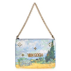 Louis Vuitton x Jeff Koons Masters Van Gogh Canvas Pochette Clutch