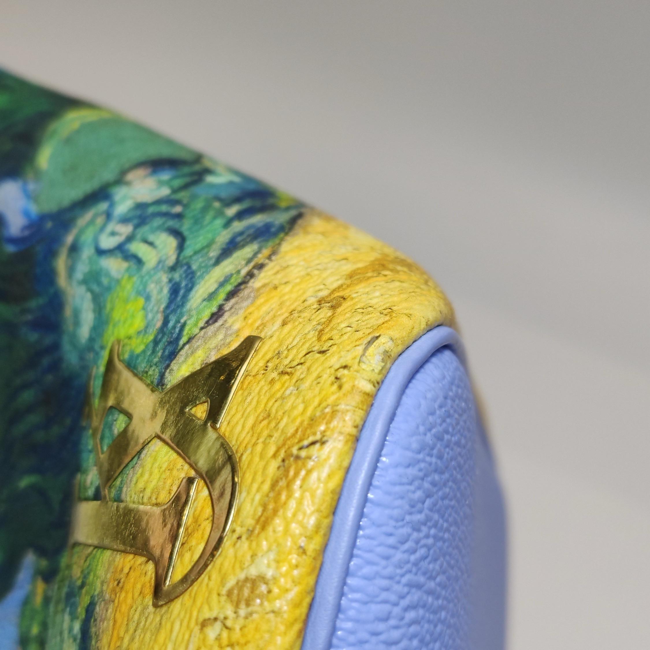 Louis Vuitton x Jeff Koons Masters Van Gogh Neverfull MM Tote Medium im Angebot 11