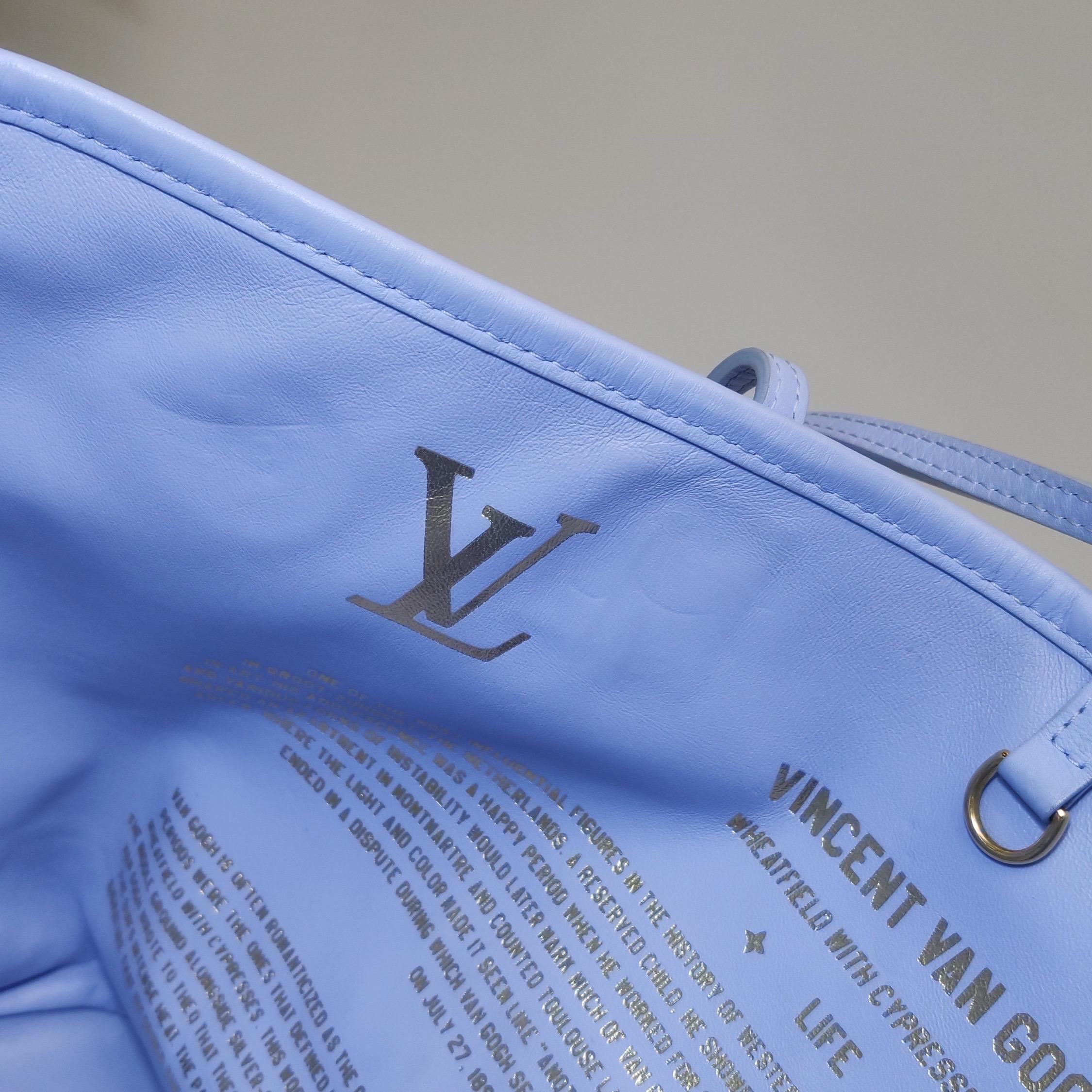 Louis Vuitton x Jeff Koons Masters Van Gogh Neverfull MM Tote Medium For Sale 14