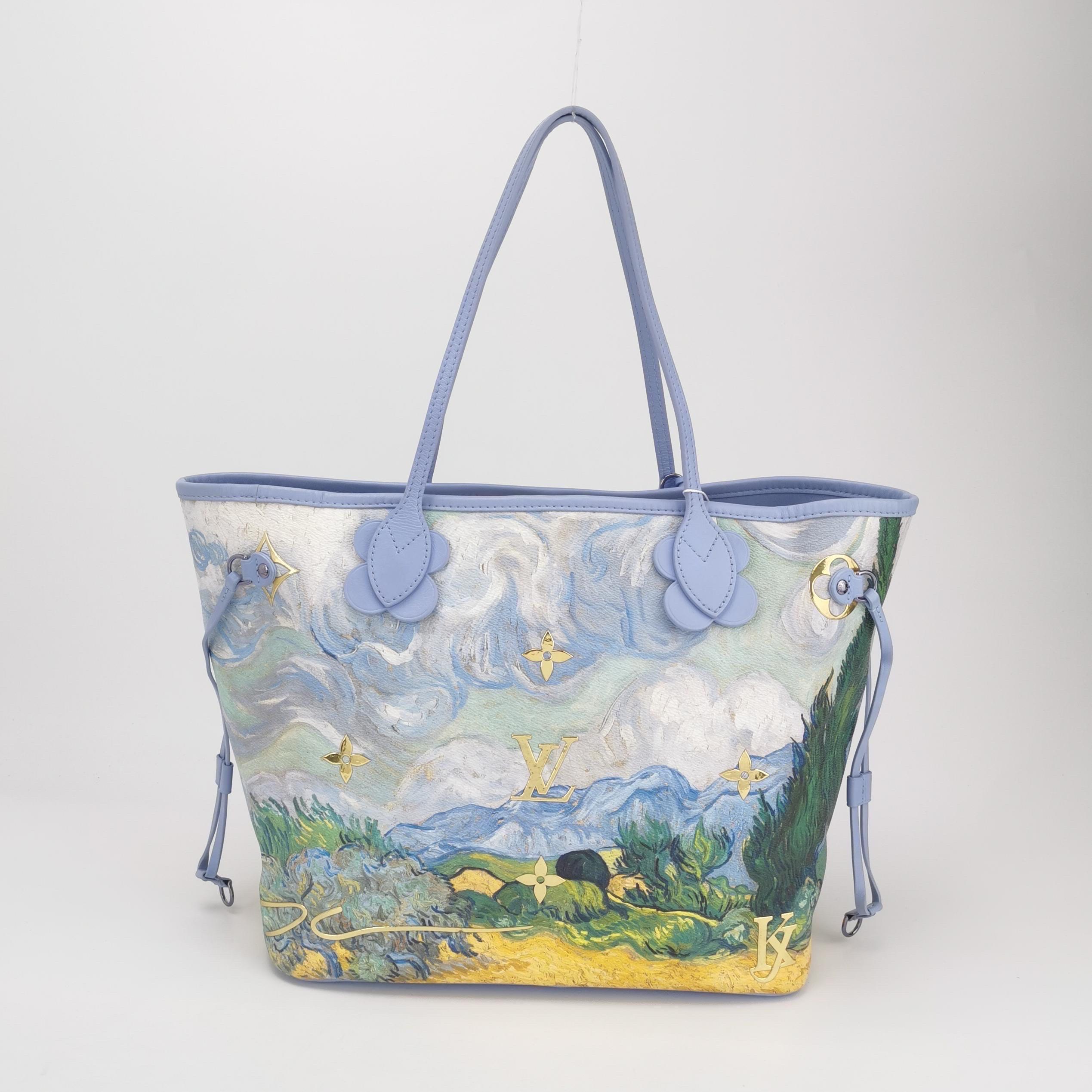 Louis Vuitton x Jeff Koons Masters Van Gogh Neverfull MM Tote Medium im Angebot 15