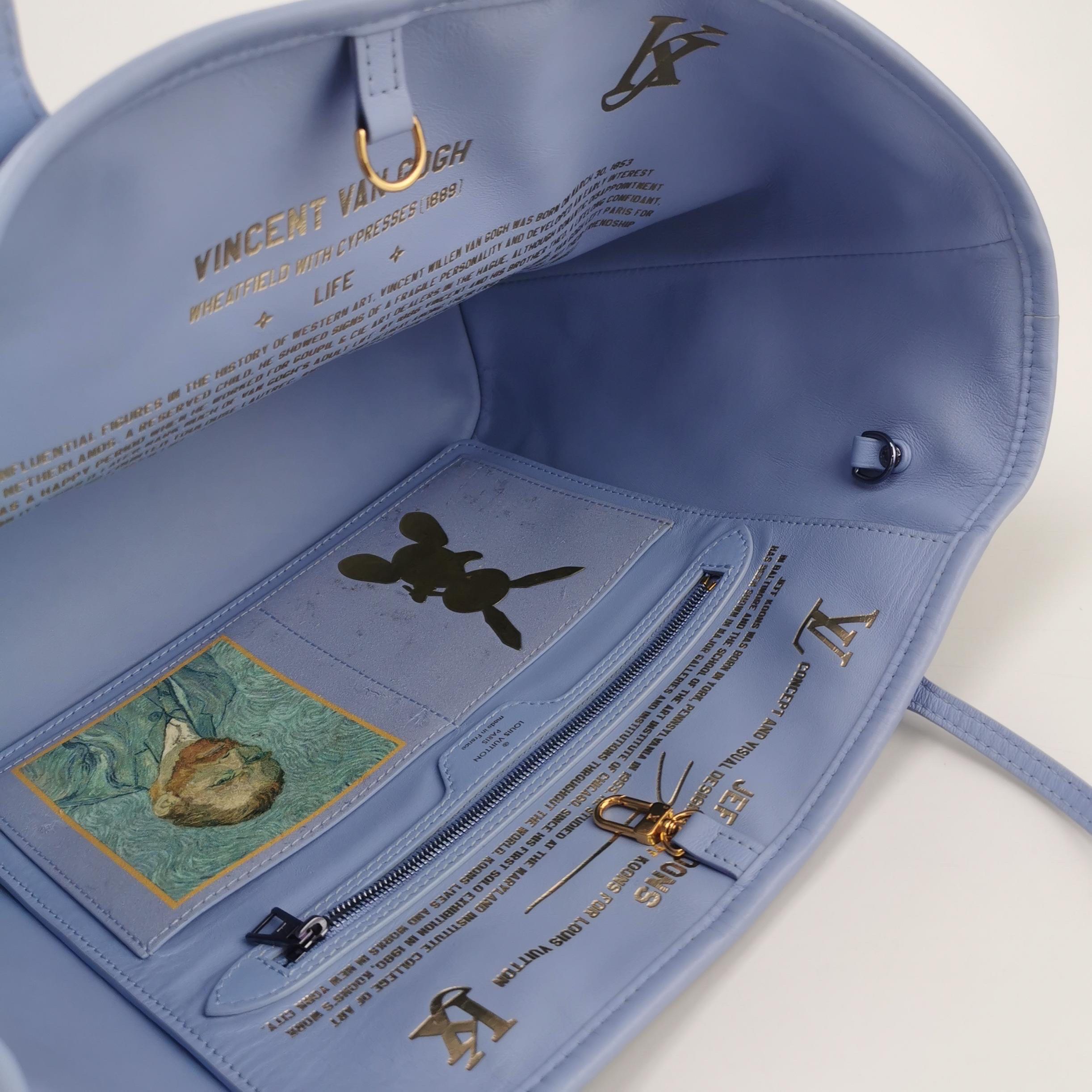 Louis Vuitton x Jeff Koons Masters Van Gogh Neverfull MM Tote Medium im Angebot 1