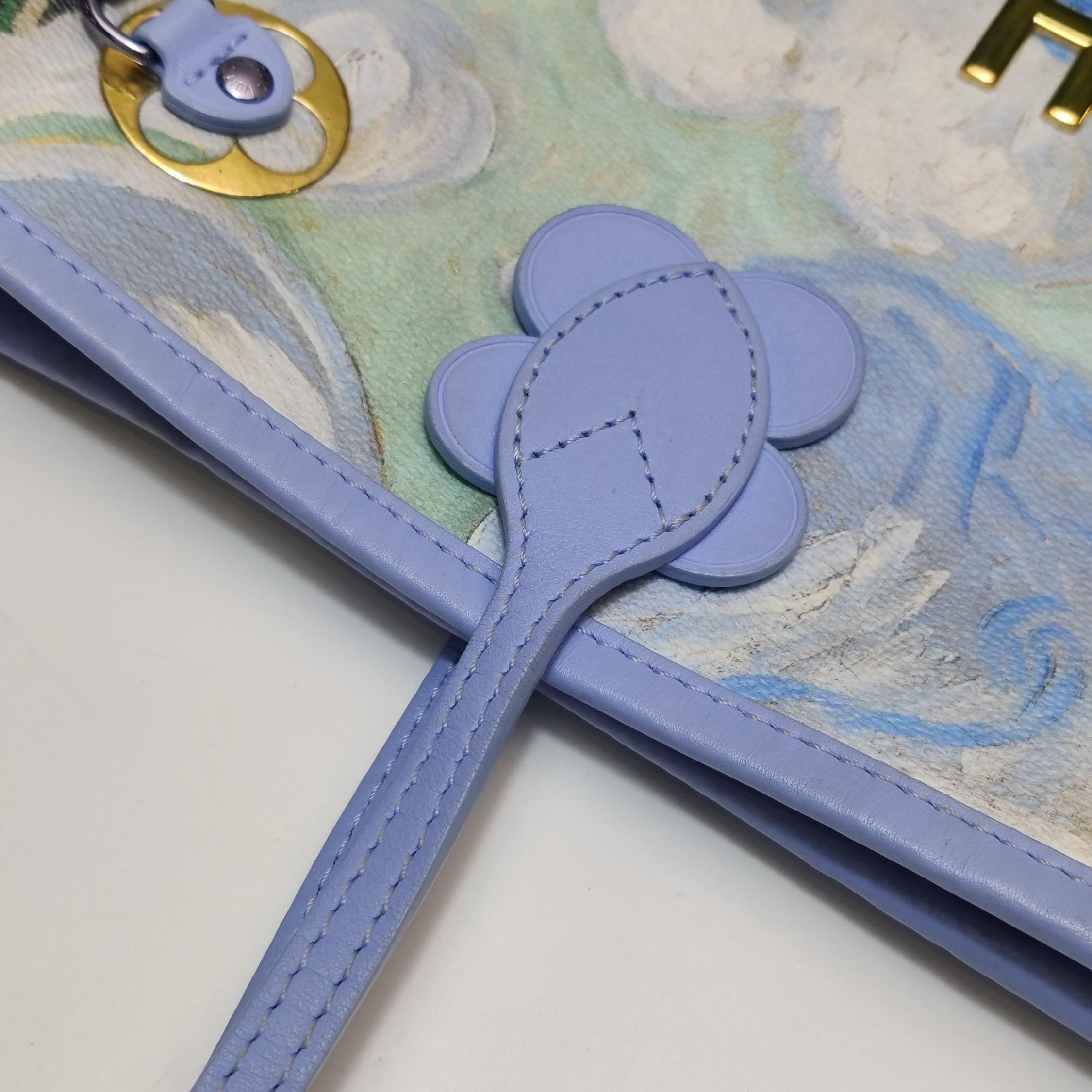 Louis Vuitton x Jeff Koons Masters Van Gogh Neverfull MM Tote Medium For Sale 2