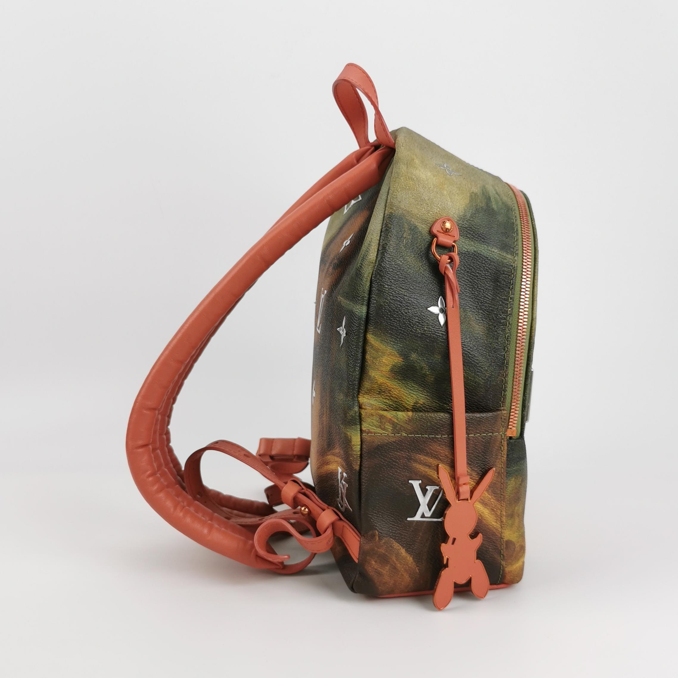 Louis Vuitton x Jeff Koons Monalisa Masters Backpack For Sale 2