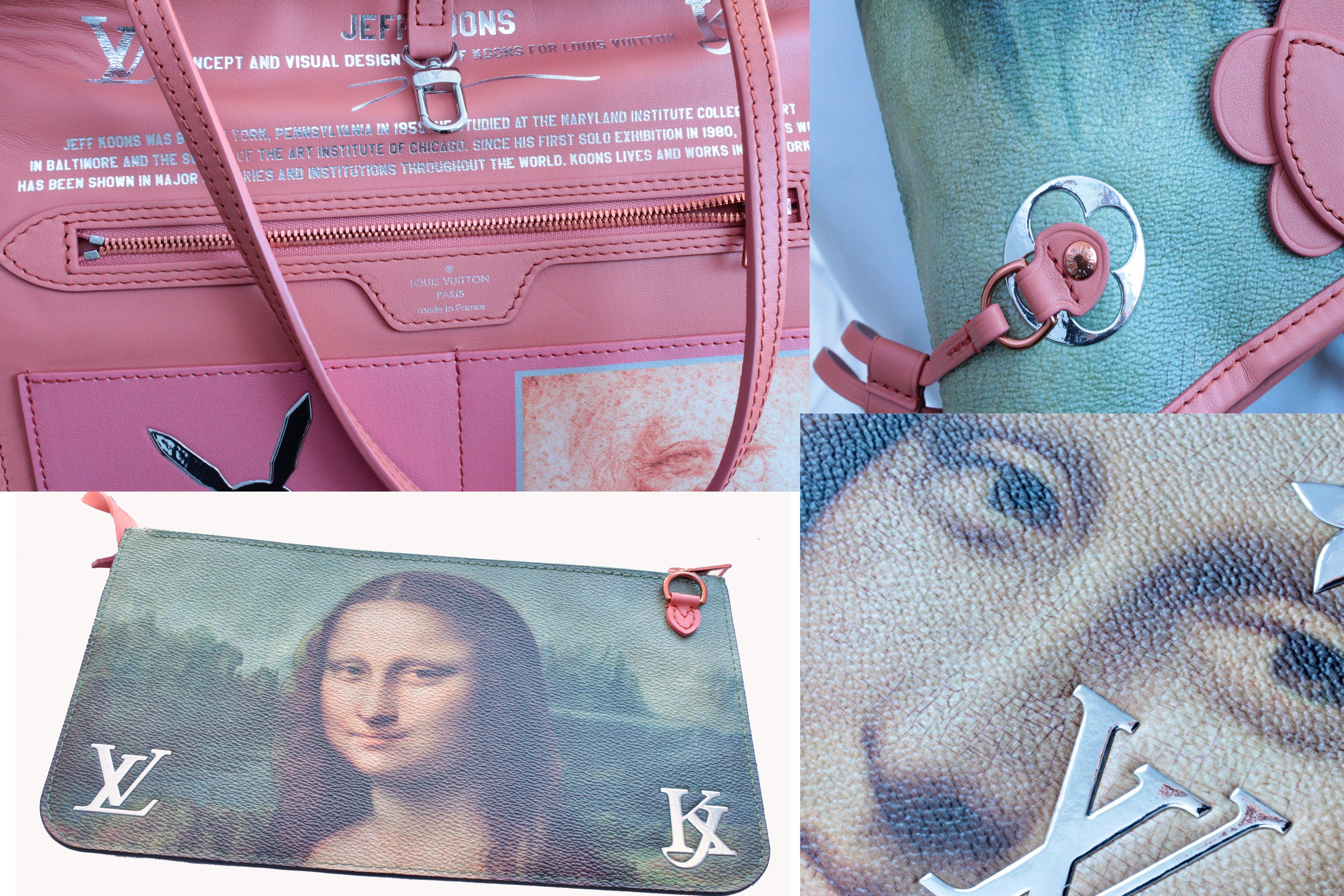 Women's or Men's Louis Vuitton x Jeff Koons Monalisa Masters Neverfull MM Tote