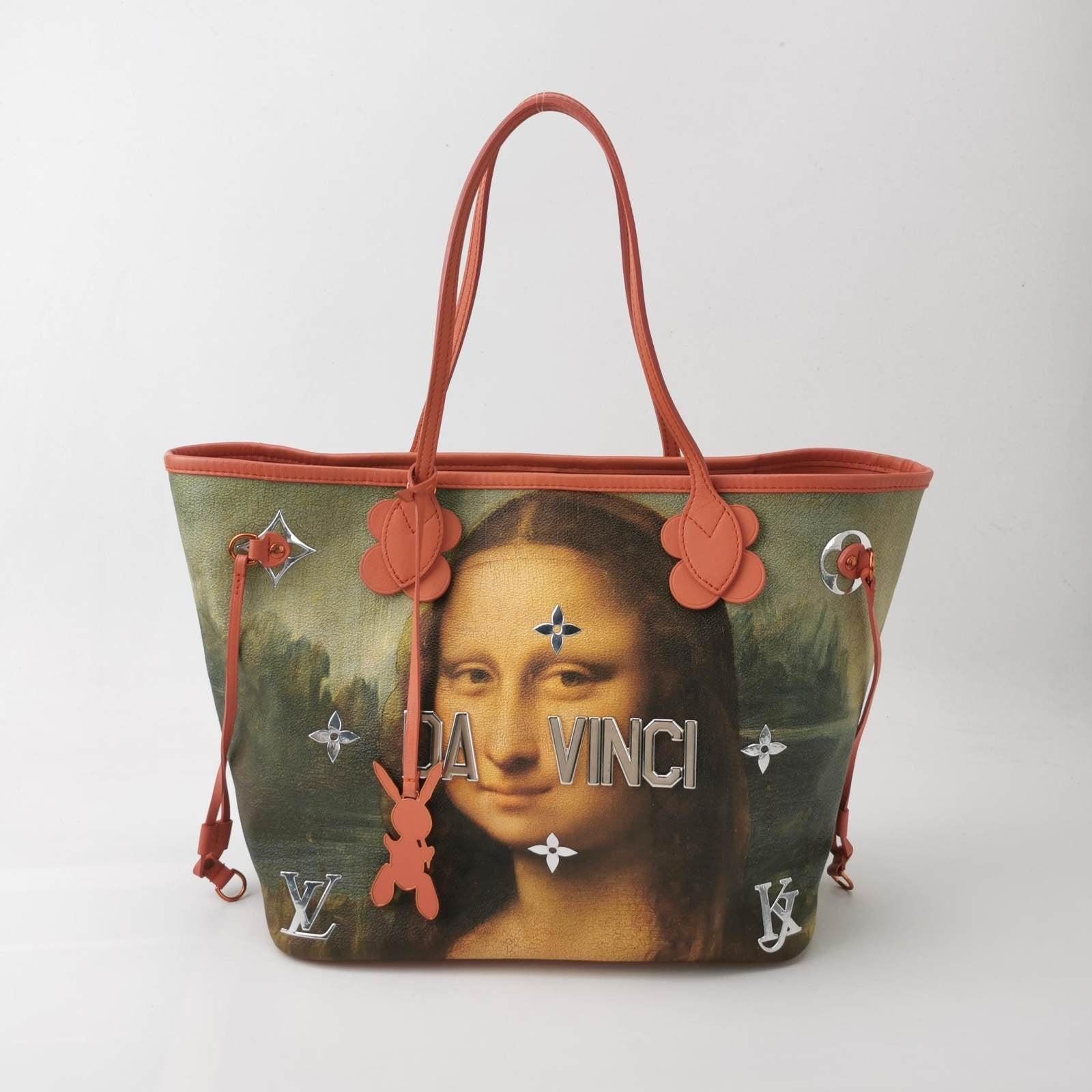 Louis Vuitton x Jeff Koons Monalisa Masters Neverfull MM Tote Medium In Excellent Condition In AUBERVILLIERS, FR