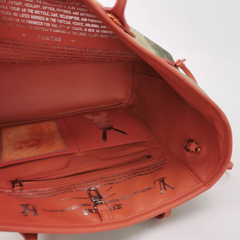 Louis Vuitton x Jeff Koons Monalisa Masters Neverfull Fourre-tout