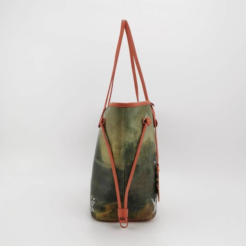 Louis Vuitton x Jeff Koons Monalisa Masters Neverfull MM Tote Medium In Excellent Condition In AUBERVILLIERS, FR