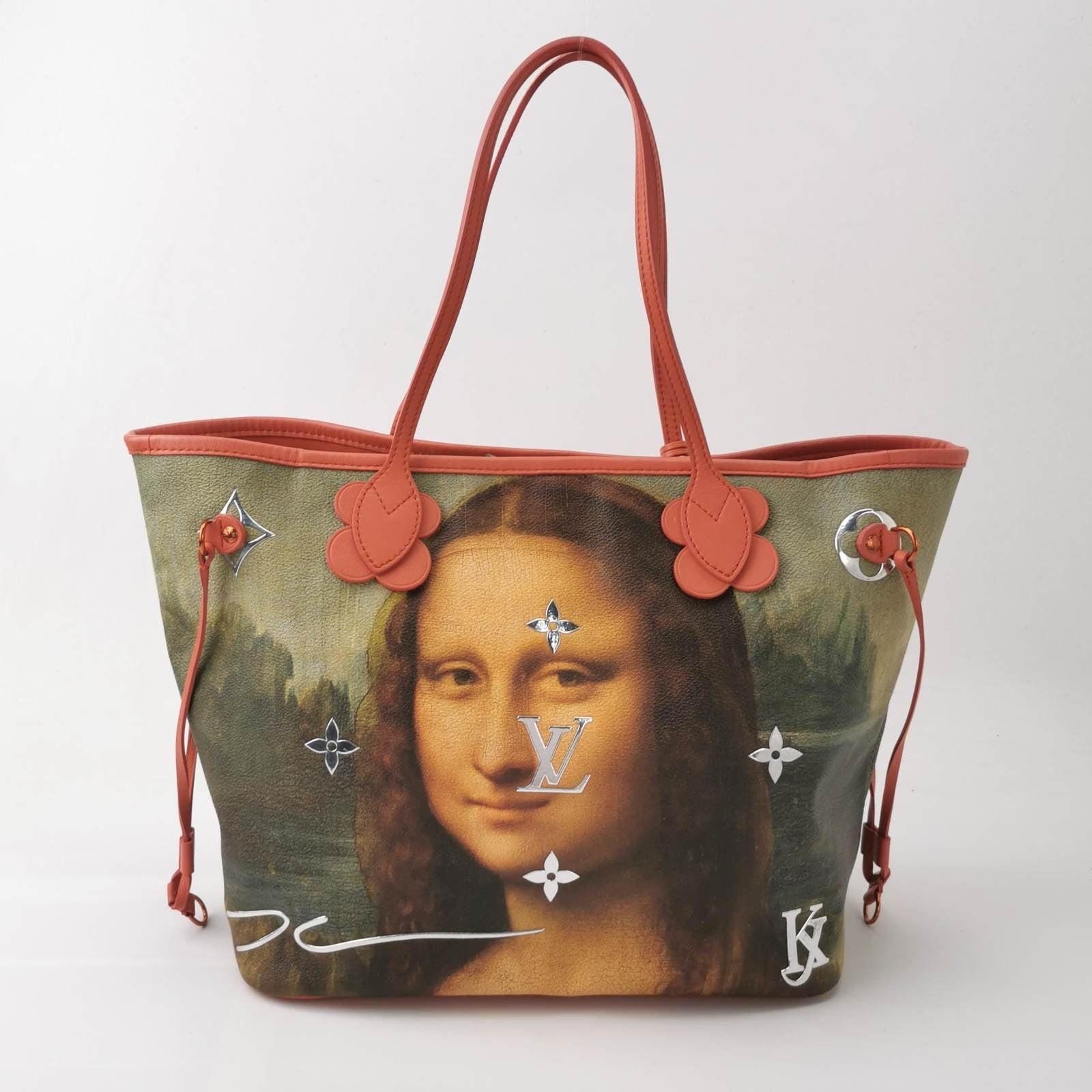 Louis Vuitton x Jeff Koons Monalisa Masters Neverfull MM Tote Medium 1