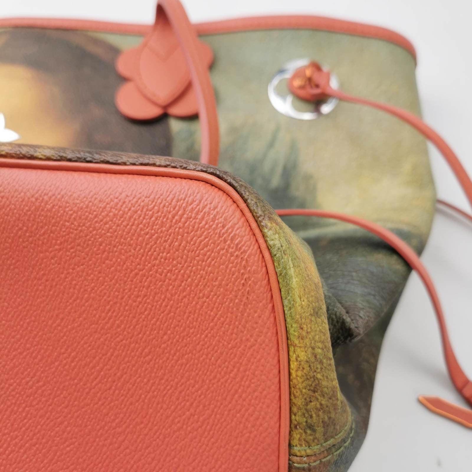 Louis Vuitton x Jeff Koons Monalisa Masters Neverfull MM Tote Medium 3