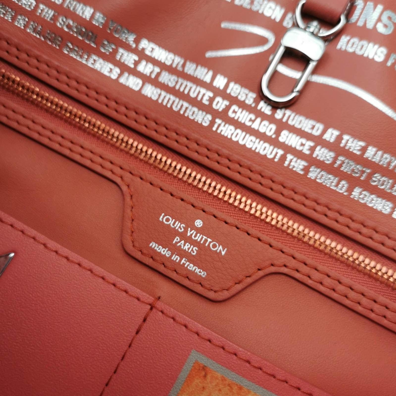 Louis Vuitton x Jeff Koons Monalisa Masters Neverfull MM Tote Medium 5