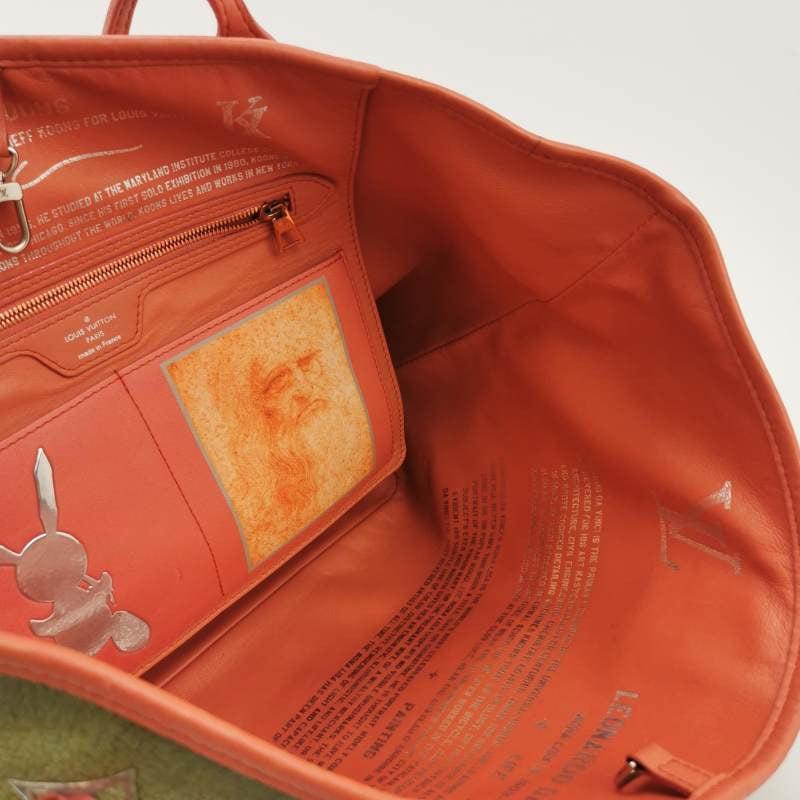 Louis Vuitton x Jeff Koons Monalisa Masters Neverfull MM Tote Medium 4