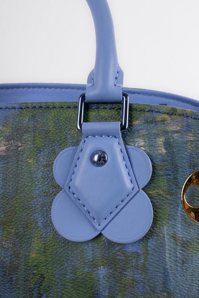 Louis Vuitton x Jeff Koons „Montaigne“ Canvas-Tasche aus Segeltuch, 2017 im Angebot 4