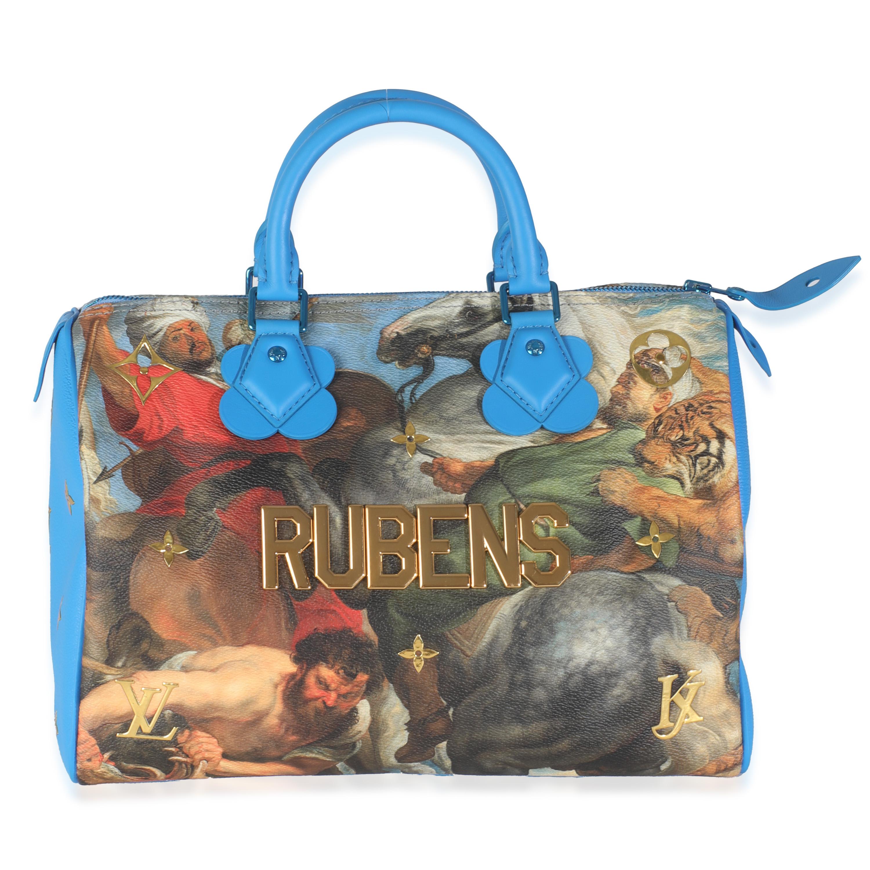 Titolo dell'inserzione: Louis Vuitton x Jeff Koons Multicolor Canvas Master's Collection Rubens Speedy 3
SKU: Z145700
Condizioni: Usato 
Descrizione delle condizioni: Originariamente chiamata 