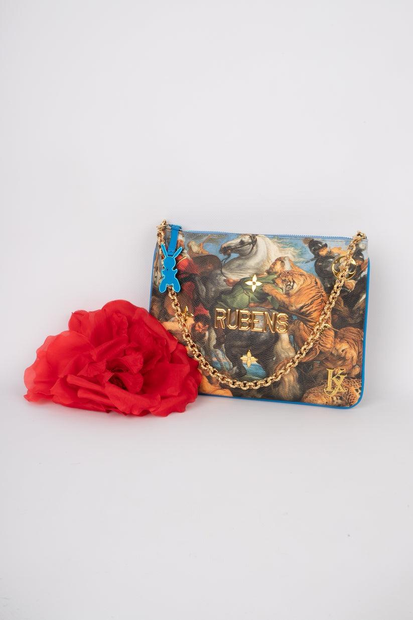 Louis Vuitton x Jeff Koons Printed Canvas Rubens Handbag, 2017 For Sale 7