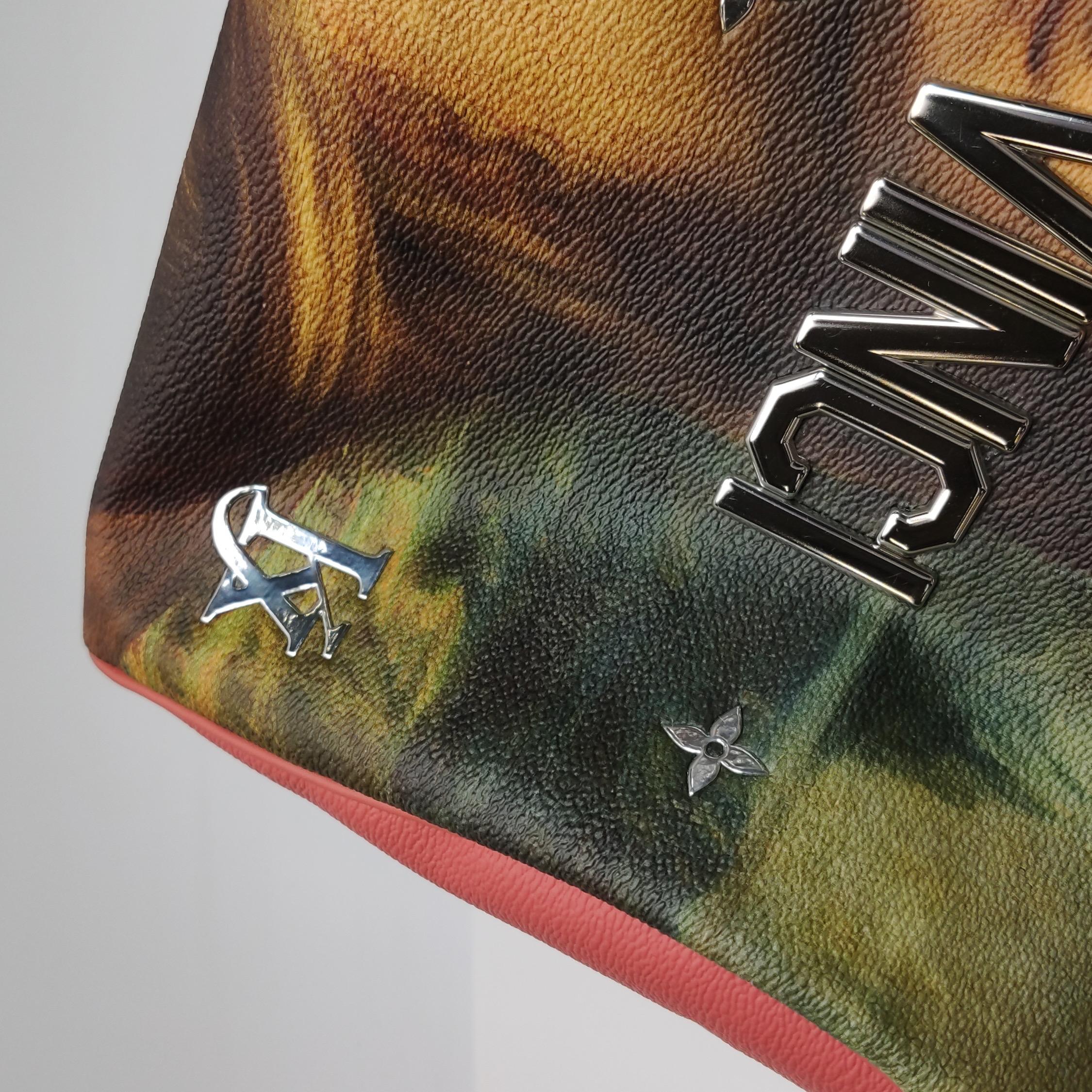 Louis Vuitton x Jeff Koons Speedy 30 Monalisa Top Handle Bag For Sale 9