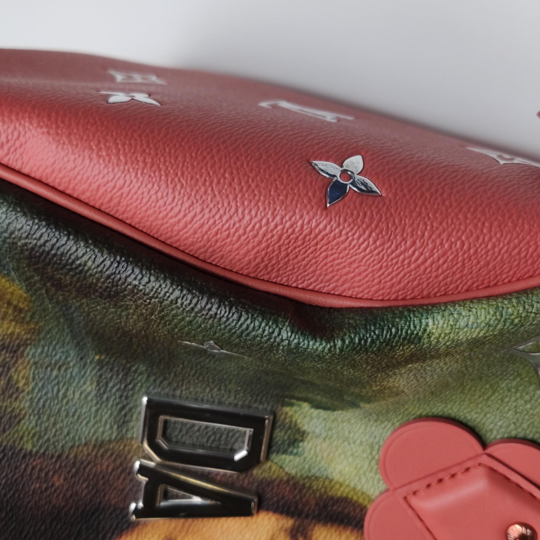 Louis Vuitton x Jeff Koons Speedy 30 Monalisa Top Handle Bag For Sale 11
