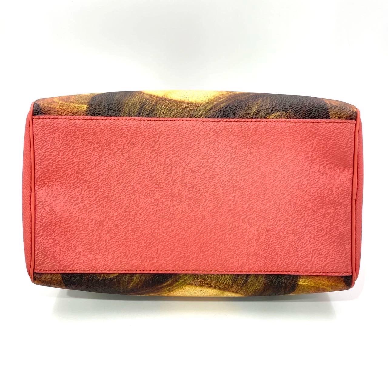Louis Vuitton x Jeff Koons Speedy 30 Monalisa Top Handle Bag For Sale 1