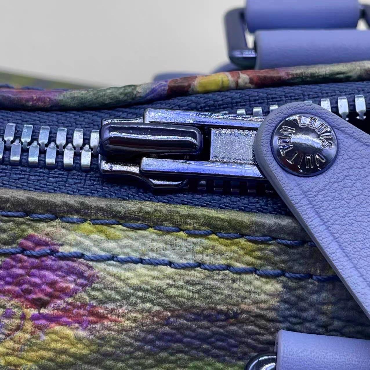 Louis Vuitton x Jeff Koons Speedy 30 Monat Water Lilies Borsa con manico superiore in vendita 7