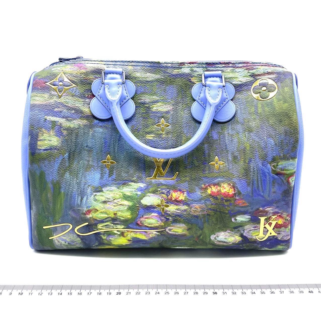 Louis Vuitton x Jeff Koons Speedy 30 Monat Water Lilies Borsa con manico superiore
Queste sono foto professionali della borsa offerta da Luxbags.
Scopri il modello Monet Speedy 30, che fa parte dell'esclusiva Collezione Masters in edizione limitata