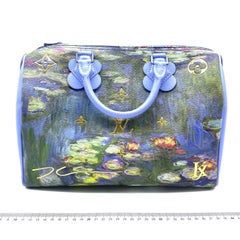 Louis Vuitton x Jeff Koons Speedy 30 Monat Water Lilies Top Handle Bag