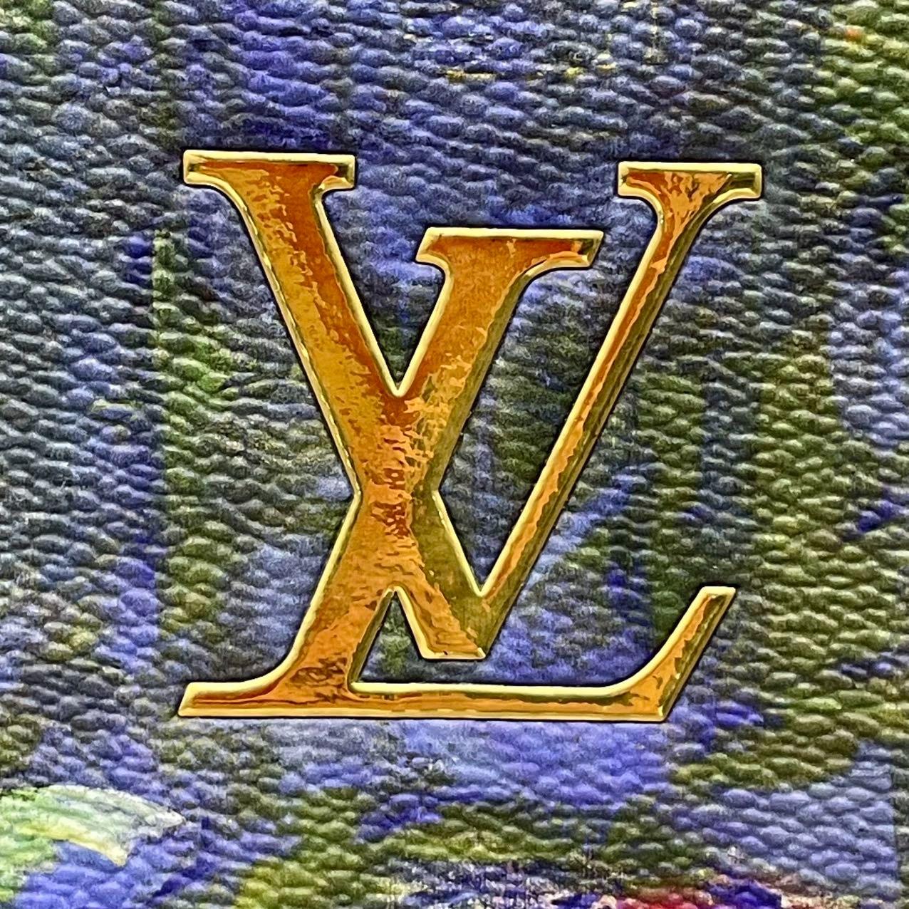 Louis Vuitton x Jeff Koons Speedy 30 Monat Water Lilies Borsa con manico superiore in vendita 3
