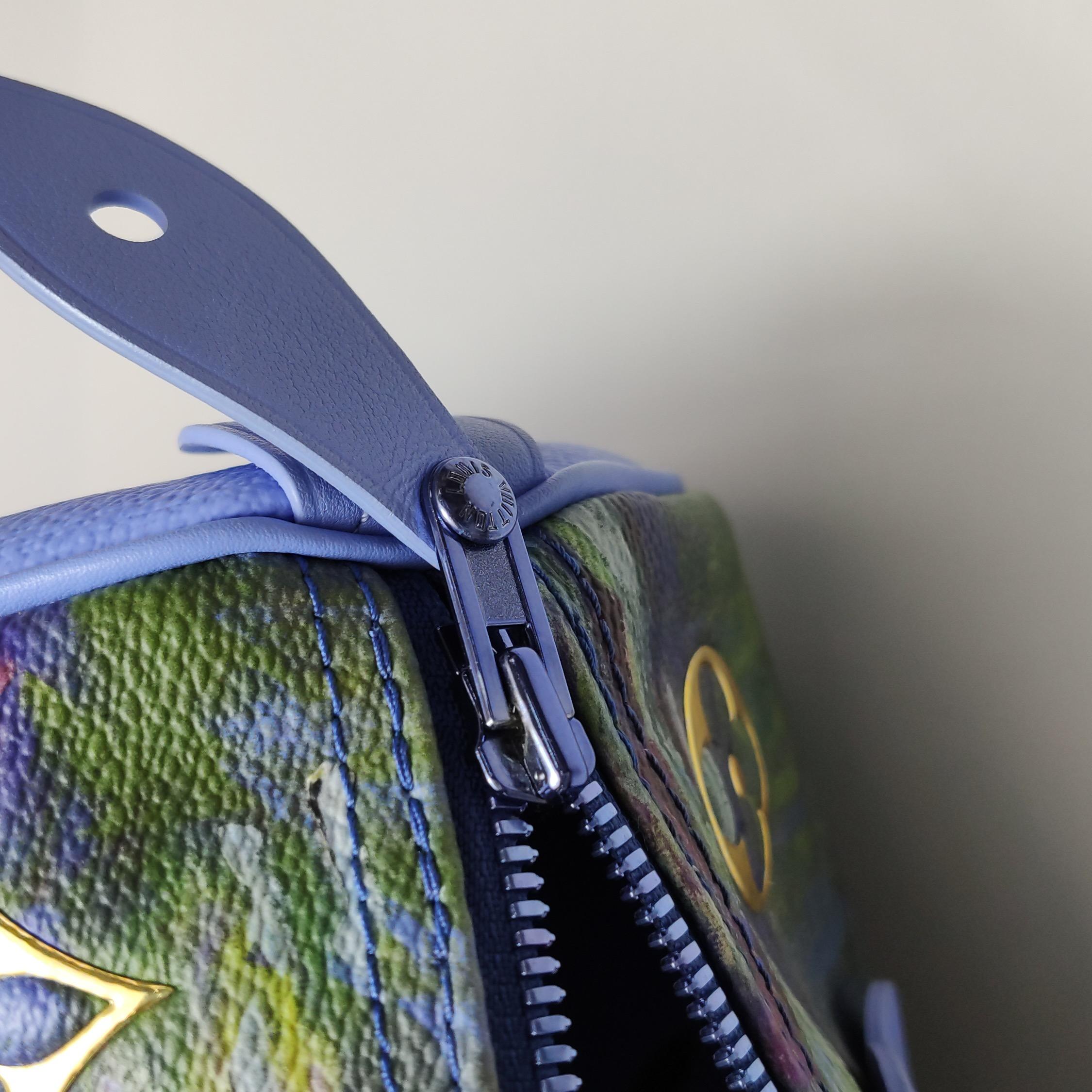 Louis Vuitton x Jeff Koons Speedy 30 Monet Water Lilies Top Handle Bag en vente 6