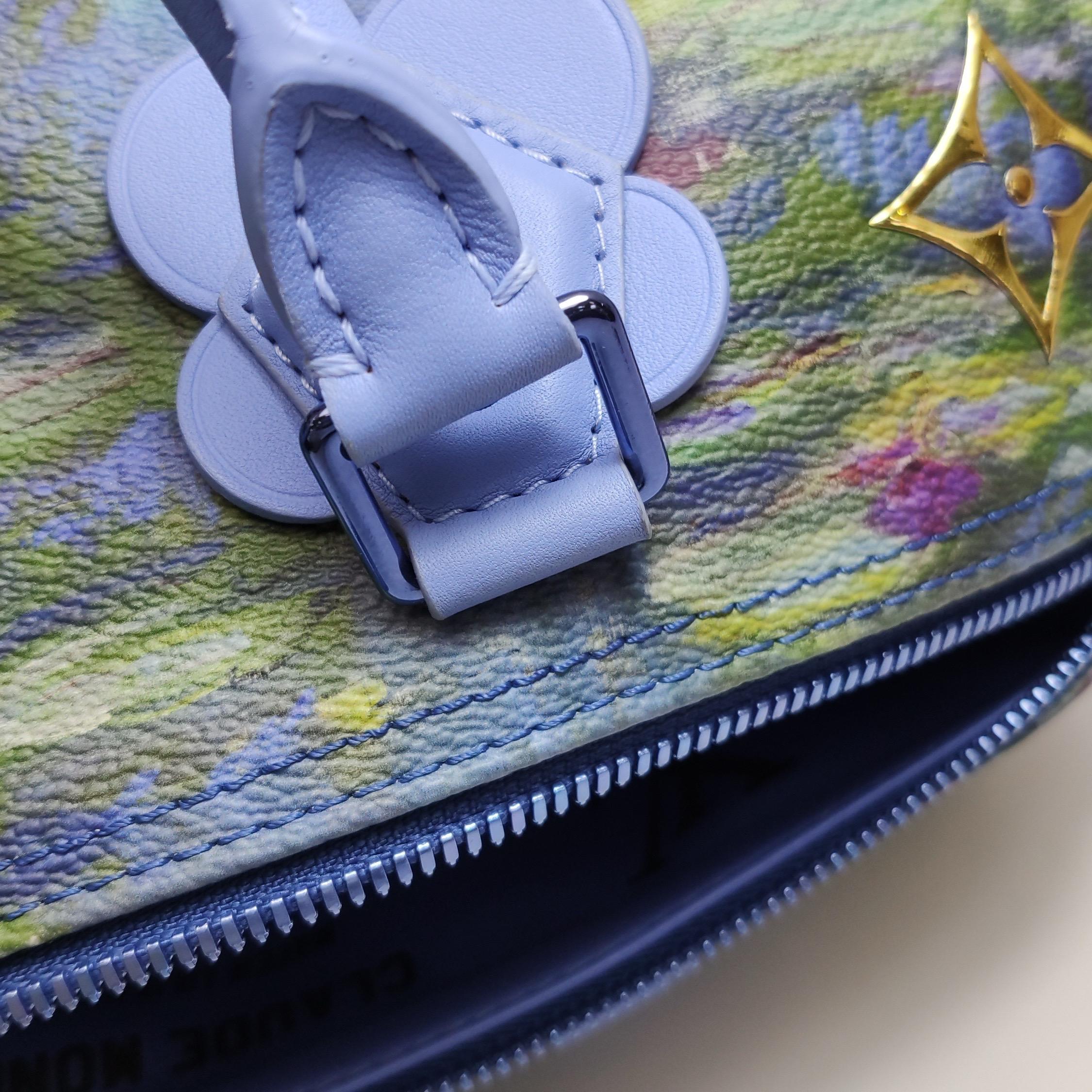 Louis Vuitton x Jeff Koons Speedy 30 Monet Water Lilies Top Handle Bag en vente 7