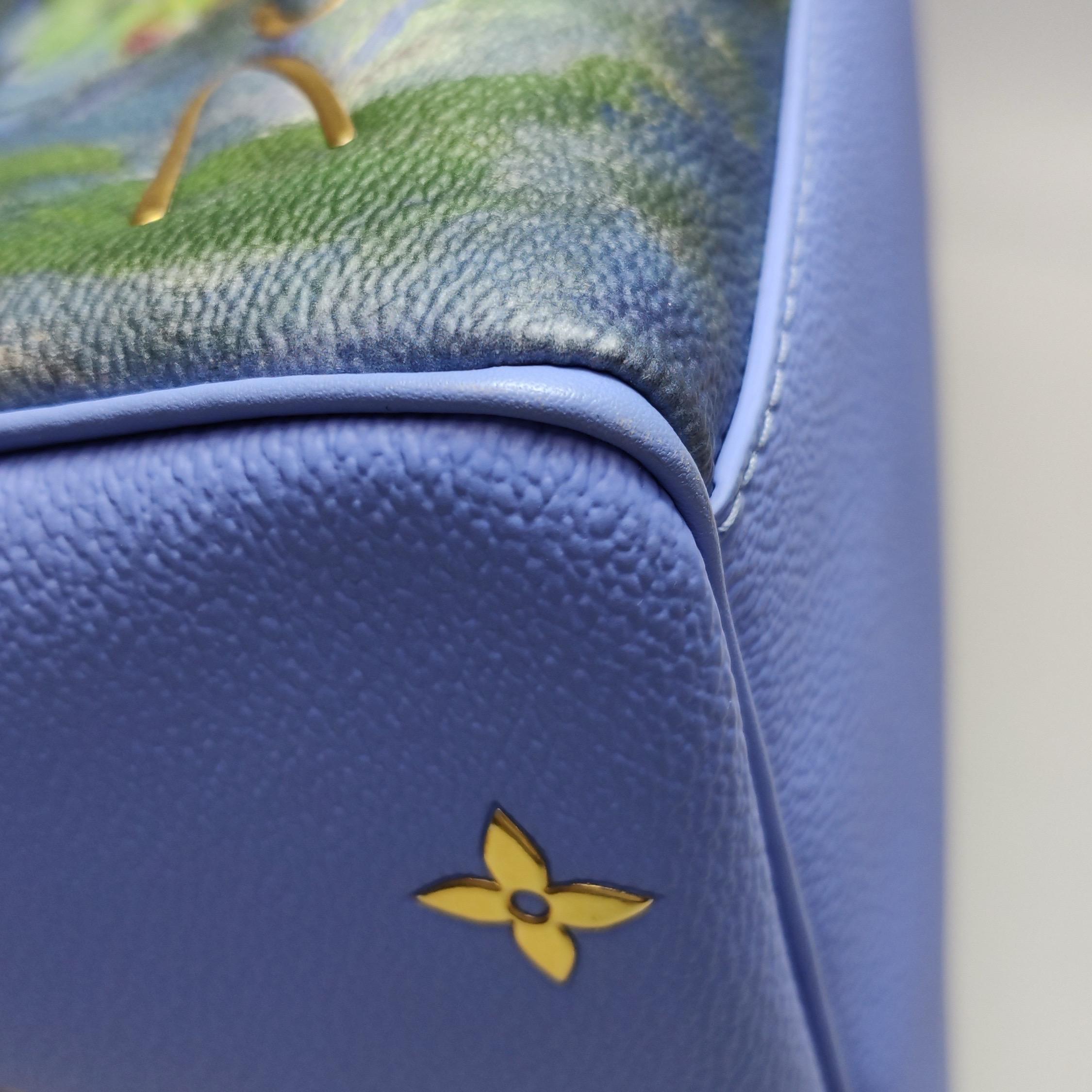 Louis Vuitton x Jeff Koons Speedy 30 Monet Water Lilies Top Handle Bag en vente 11