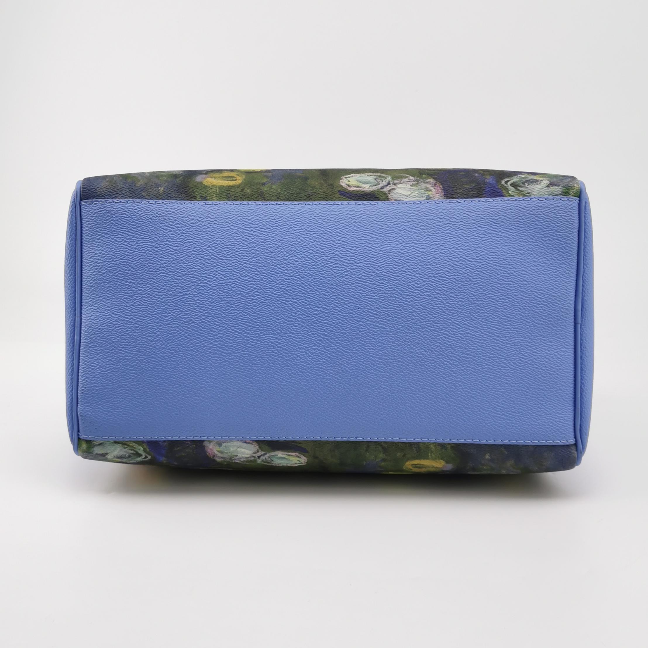 Louis Vuitton x Jeff Koons Speedy 30 Monet Water Lilies Top Handle Bag en vente 3