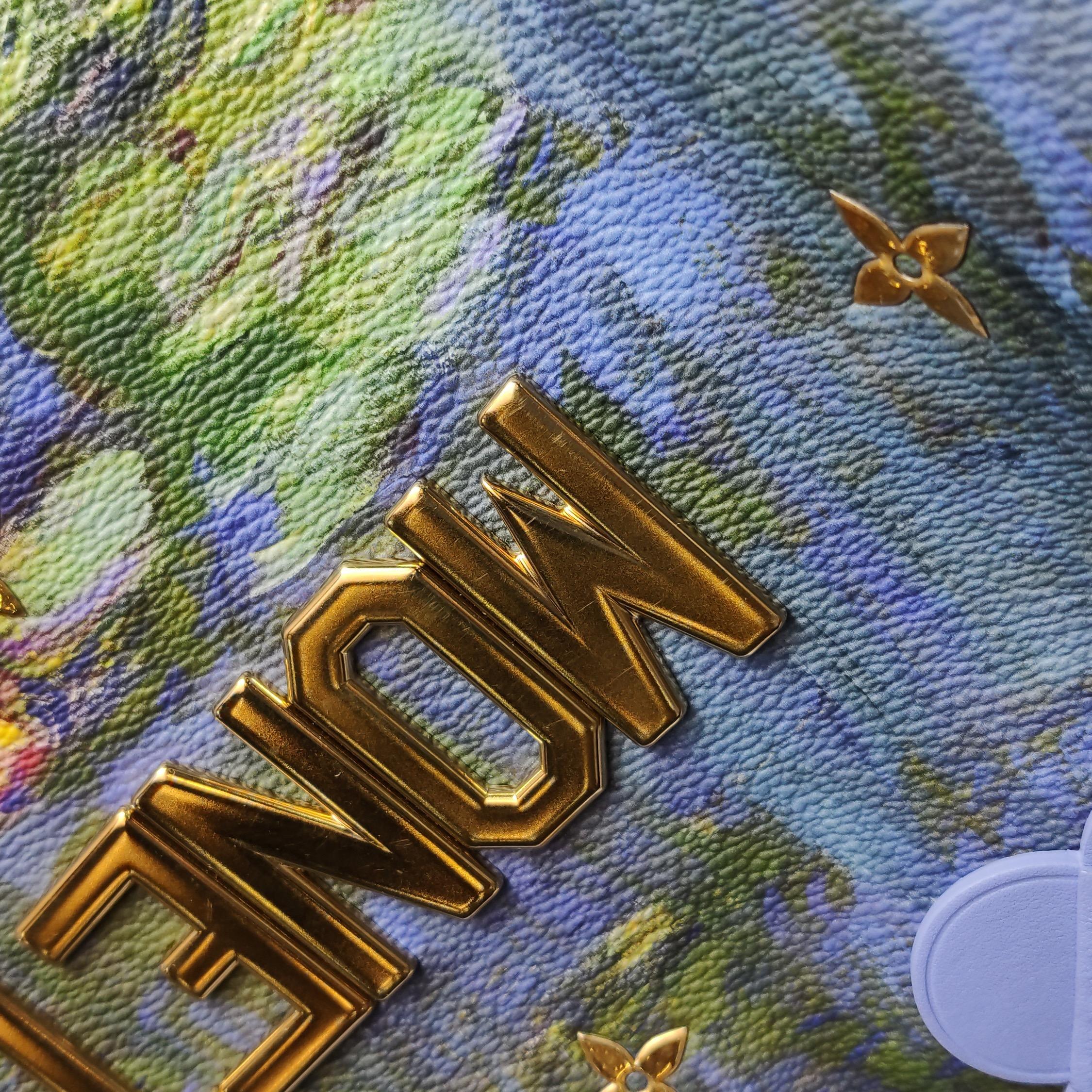 Louis Vuitton x Jeff Koons Speedy 30 Monet Water Lilies Top Handle Bag en vente 4