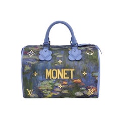 Louis Vuitton x Jeff Koons Speedy 30 Monet Water Lilies Top Handle Bag