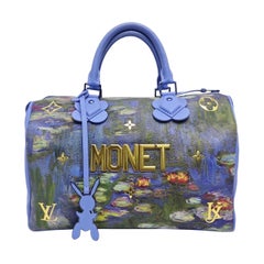 Louis Vuitton x Jeff Koons Speedy 30 Monet Water Lilies Top Handle Bag