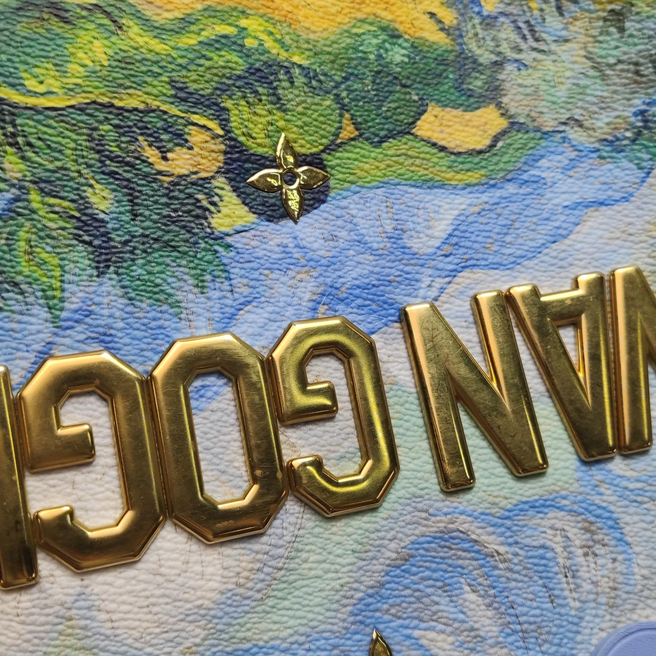 Louis Vuitton x Jeff Koons Speedy 30 Van Gogh Top Handle Bag 2017 en vente 9
