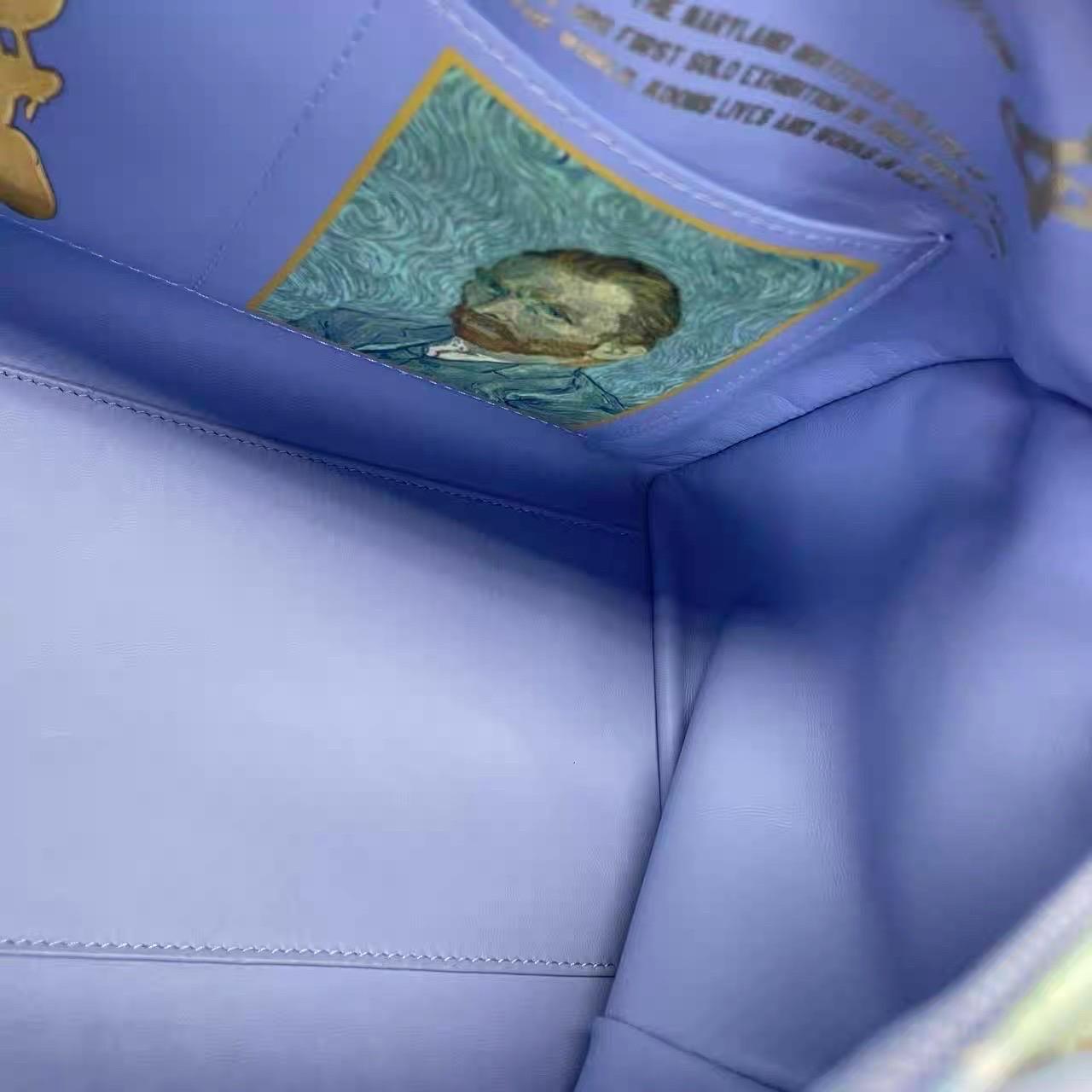 Louis Vuitton x Jeff Koons Speedy 30 Van Gogh Top Handle Bag 2017 For Sale 10