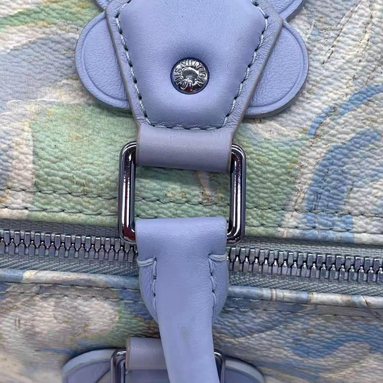 Louis Vuitton x Jeff Koons Speedy 30 Van Gogh Top Handle Bag 2017 For Sale 12