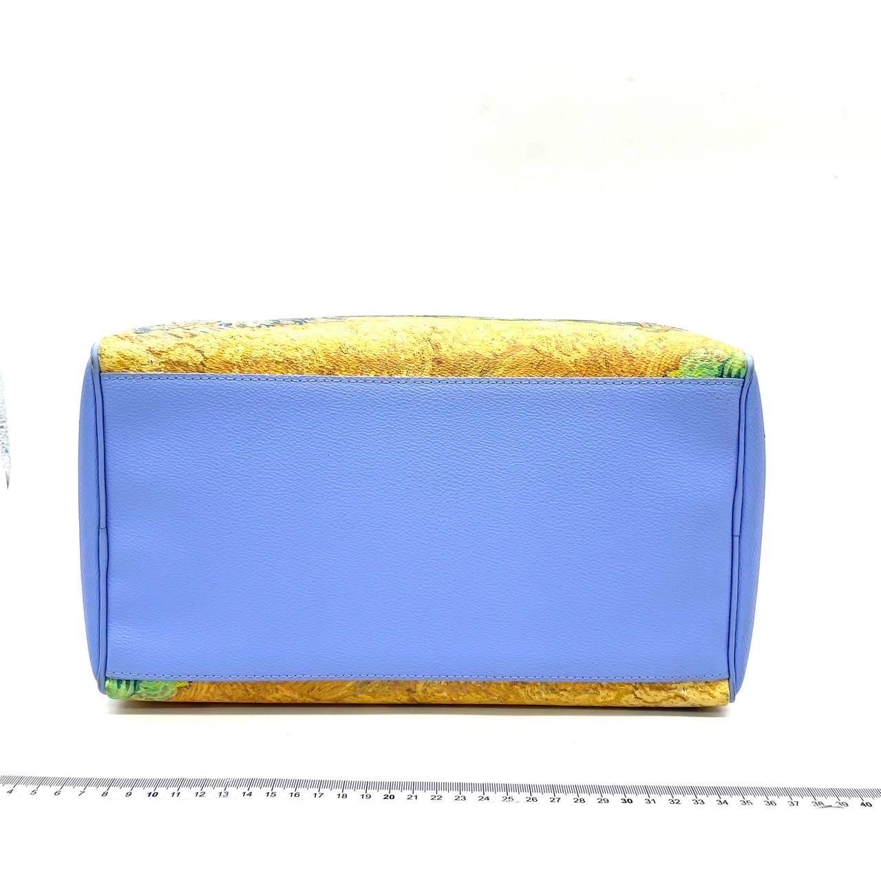 Gray Louis Vuitton x Jeff Koons Speedy 30 Van Gogh Top Handle Bag 2017 For Sale