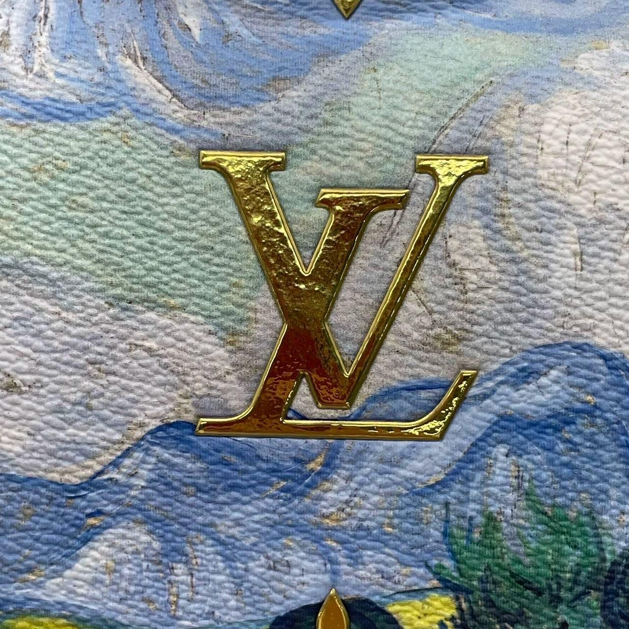 Louis Vuitton x Jeff Koons Speedy 30 Van Gogh Top Handle Bag 2017 For Sale 3