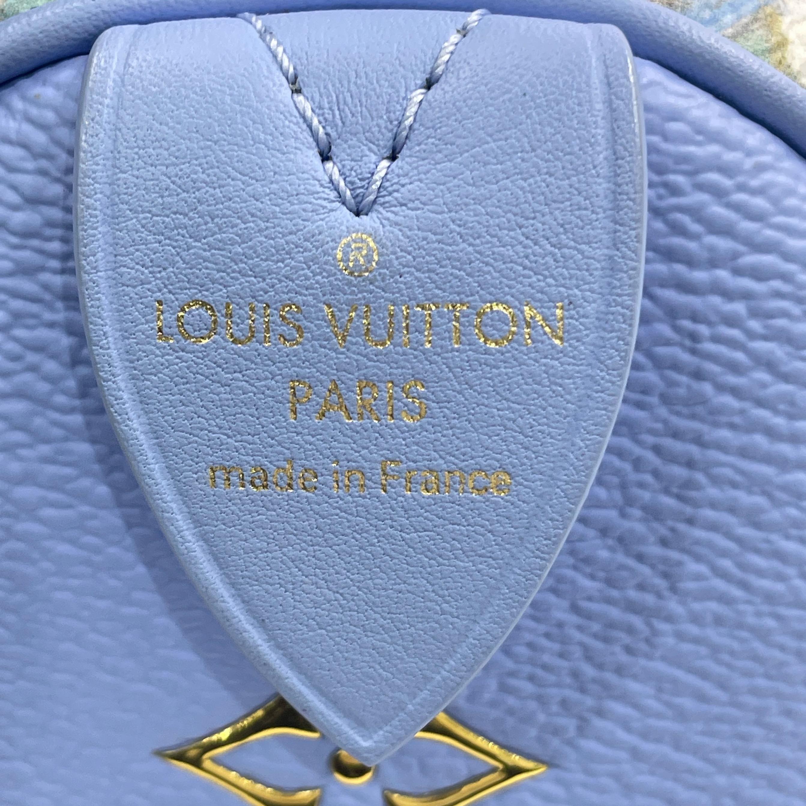 Louis Vuitton x Jeff Koons Speedy 30 Van Gogh Top Handle Bag mit Griff oben im Angebot 5