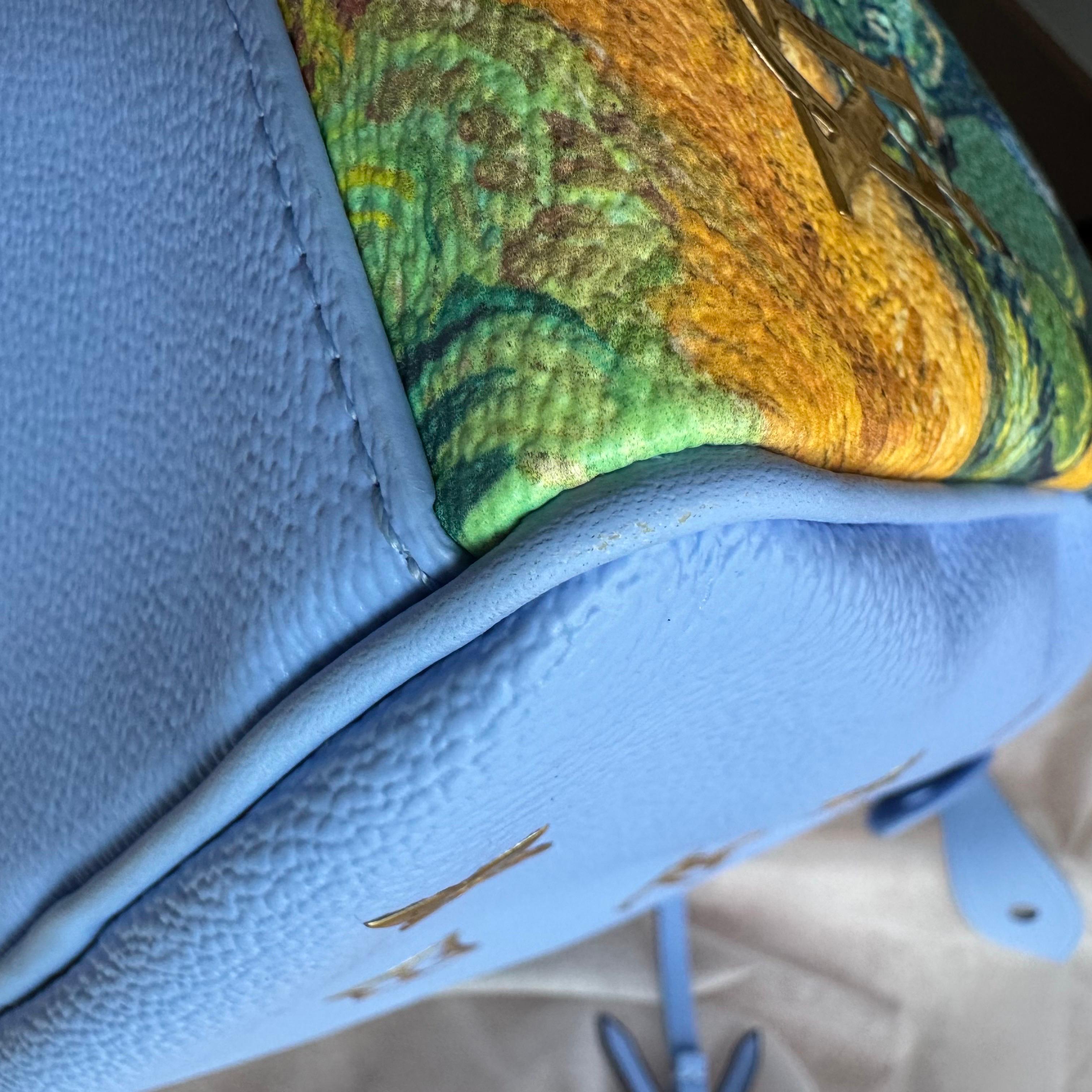 Louis Vuitton x Jeff Koons Speedy 30 Van Gogh Top Handle Bag mit Griff oben im Angebot 7