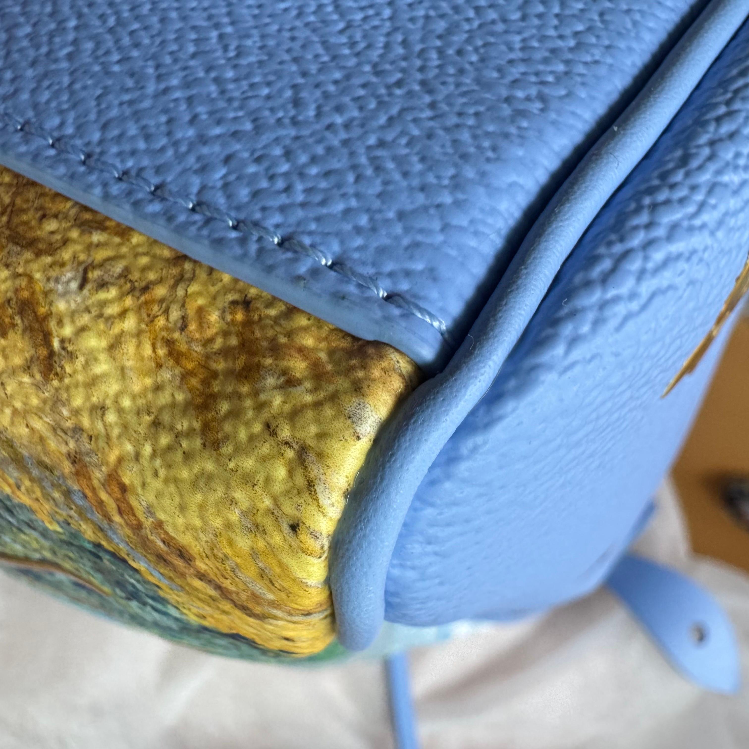 Louis Vuitton x Jeff Koons Speedy 30 Van Gogh Top Handle Bag mit Griff oben im Angebot 8