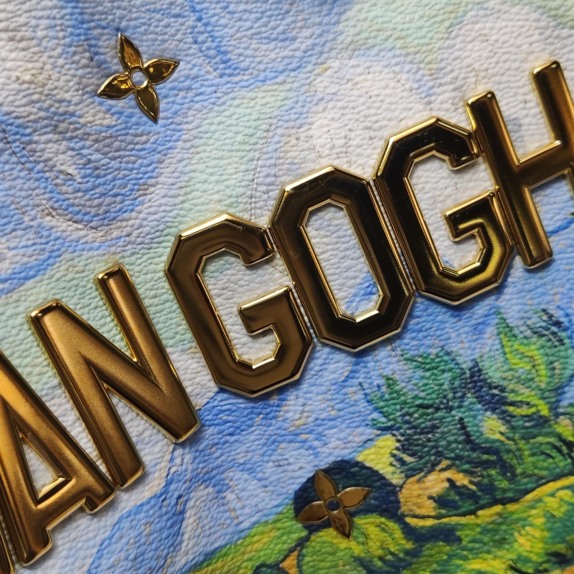 Louis Vuitton x Jeff Koons Speedy 30 Van Gogh Top Handle Bag mit Griff oben im Angebot 10