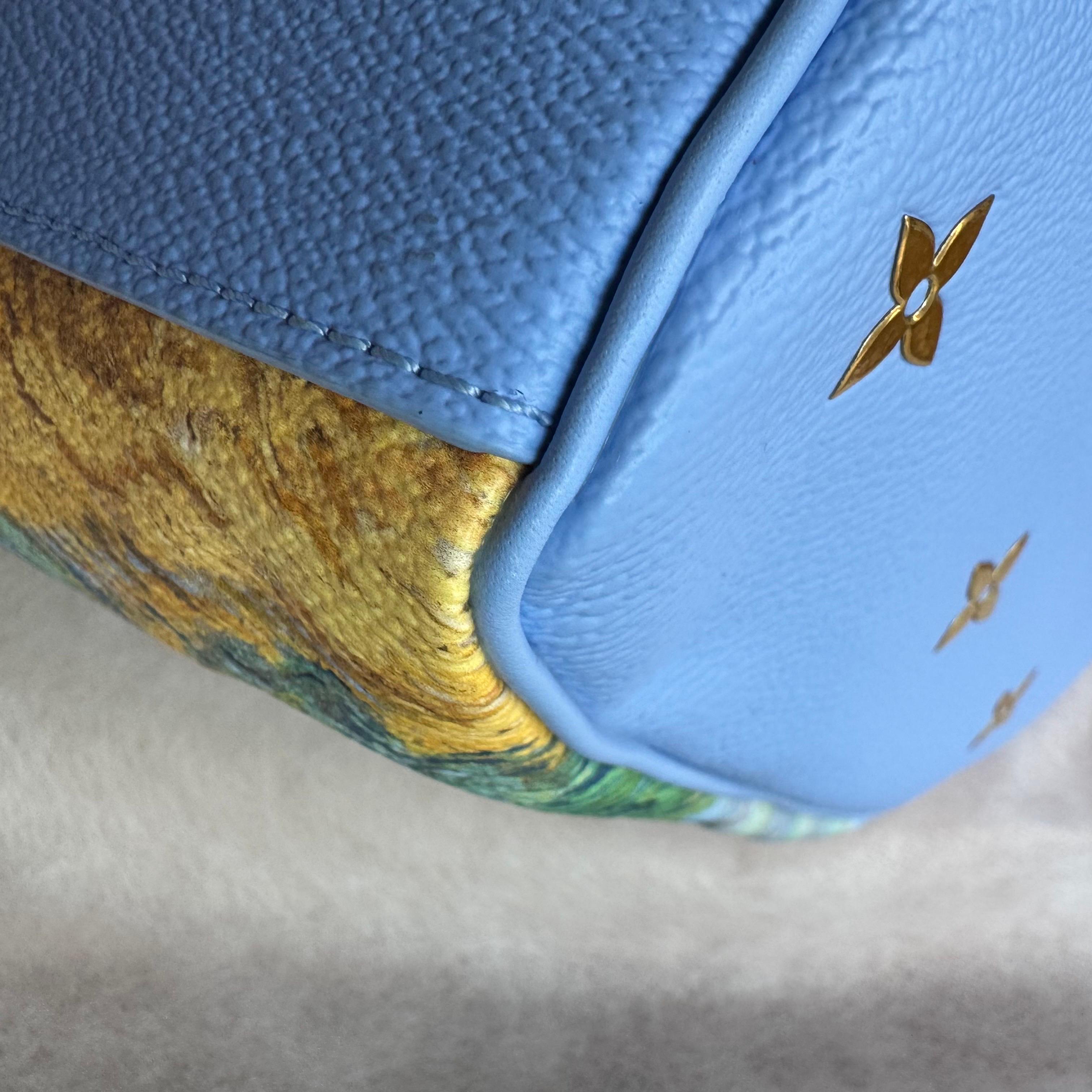 Louis Vuitton x Jeff Koons Speedy 30 Van Gogh Top Handle Bag mit Griff oben im Angebot 12