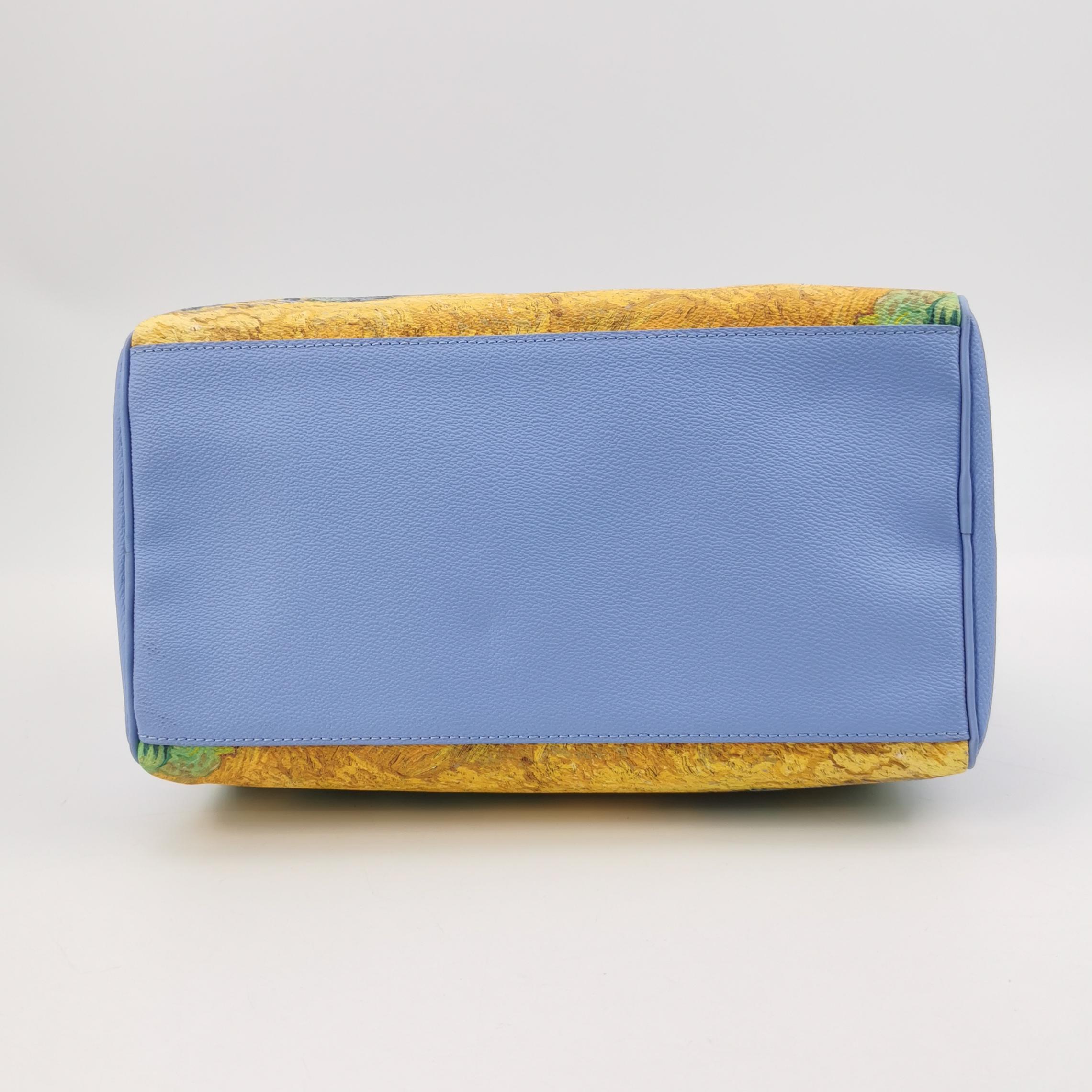 Louis Vuitton x Jeff Koons Speedy 30 Van Gogh Top Handle Bag mit Griff oben Damen im Angebot