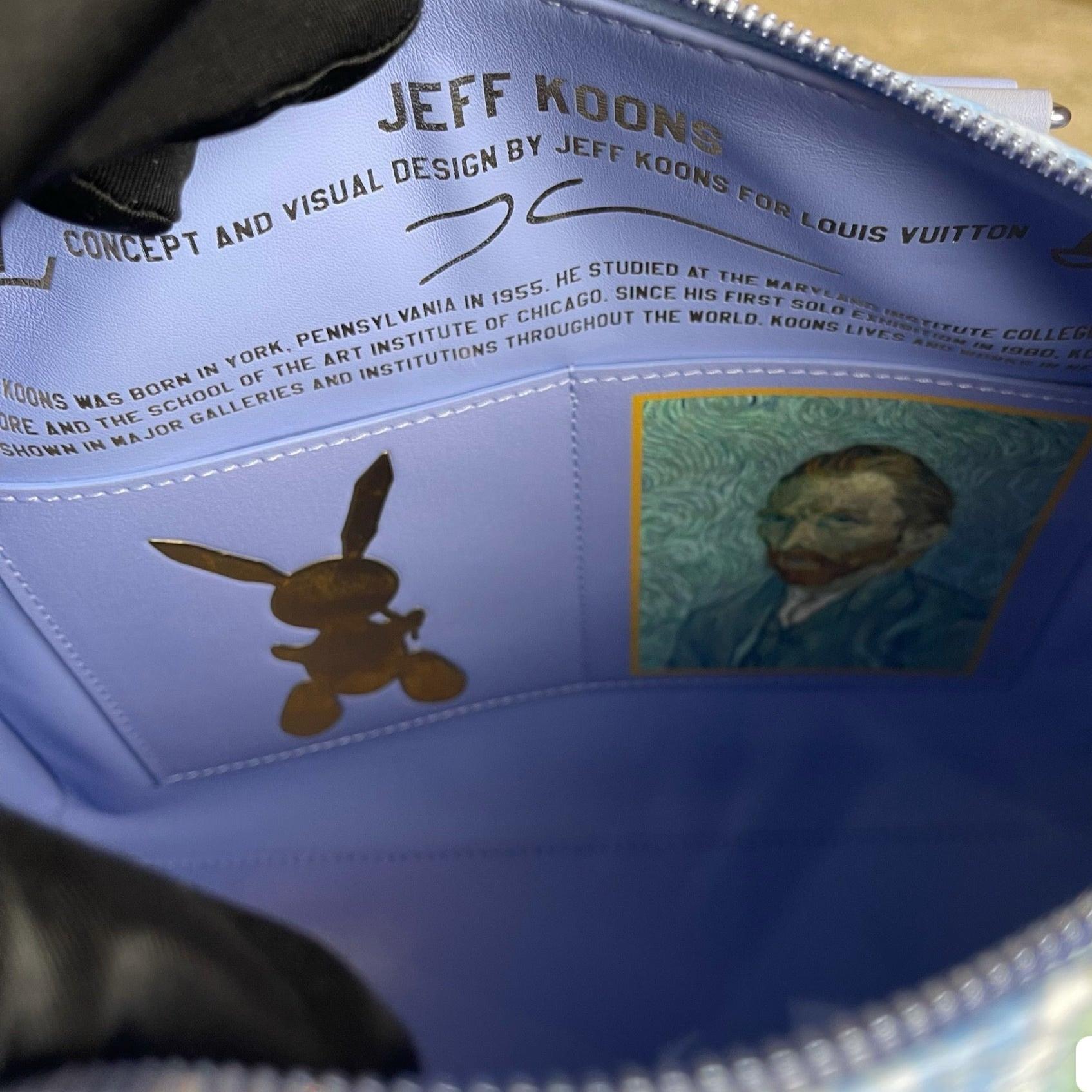 Women's or Men's Louis Vuitton x Jeff Koons Speedy 30 Van Gogh Top Handle Bag For Sale